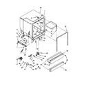Whirlpool DU929PFGB0 tub assembly diagram