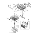 Whirlpool DU929PFGB0 dishrack diagram