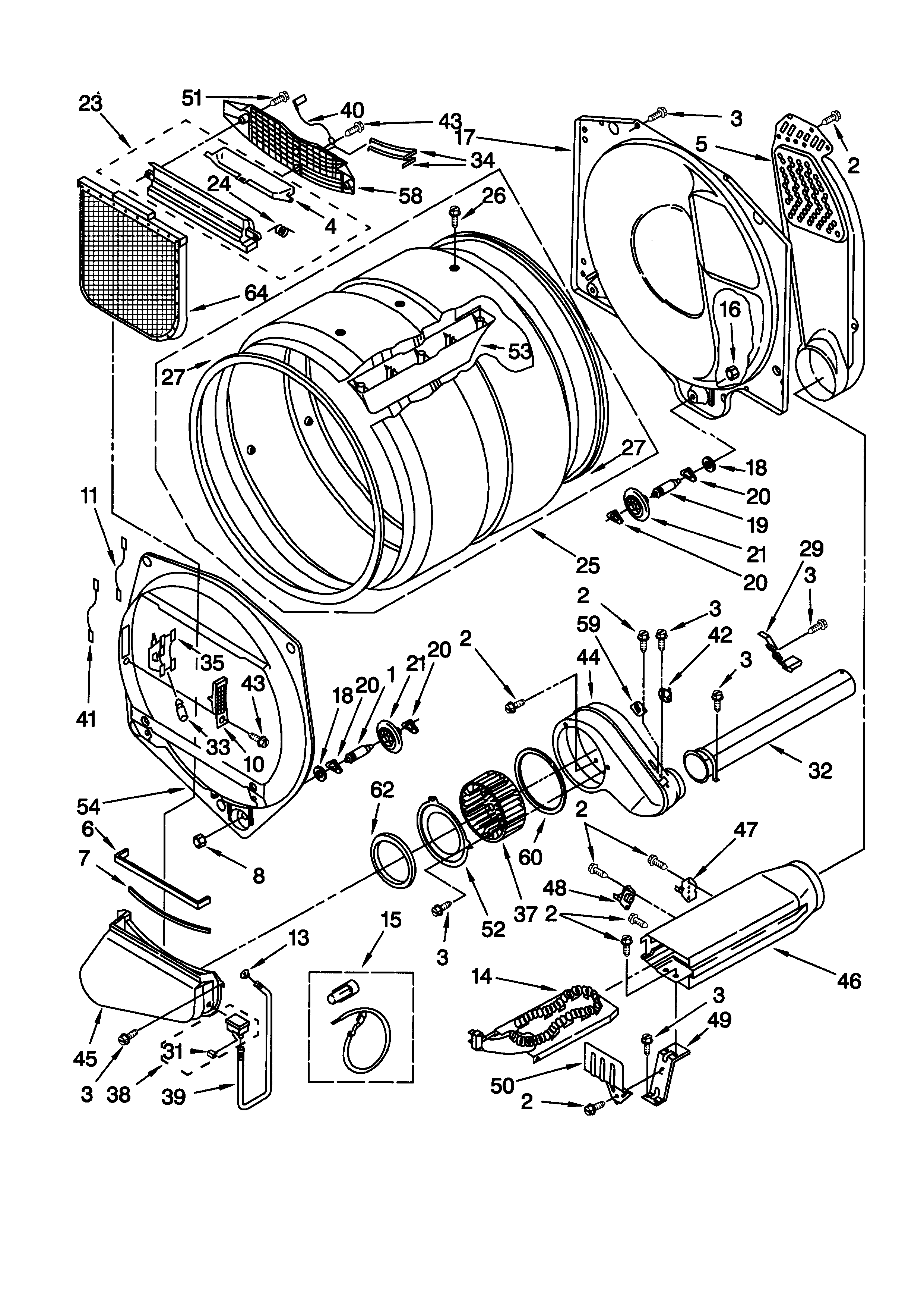 Kenmore 11066914692 bulkhead diagram