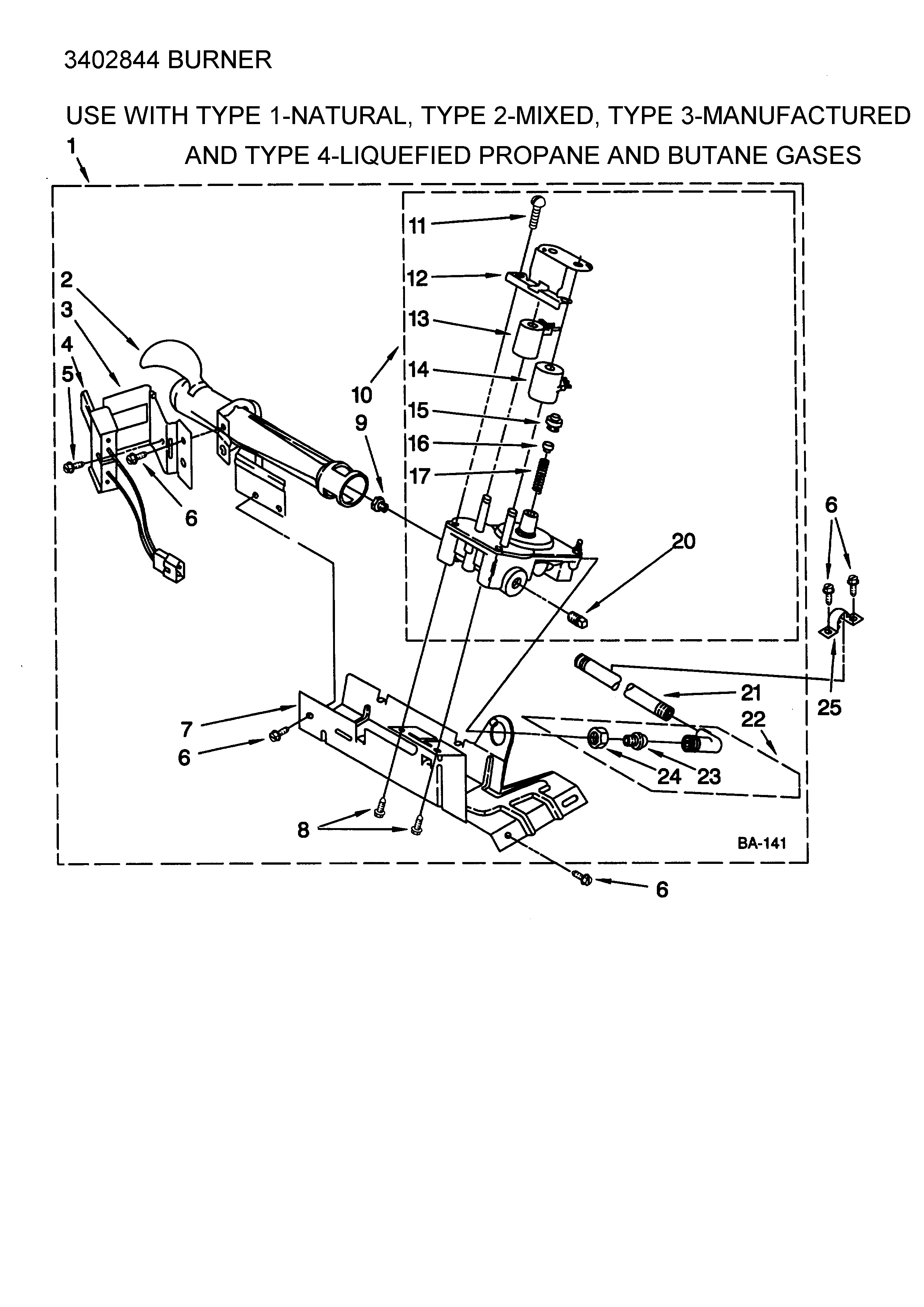 KitchenAid JG4ST700GZ0 burner diagram