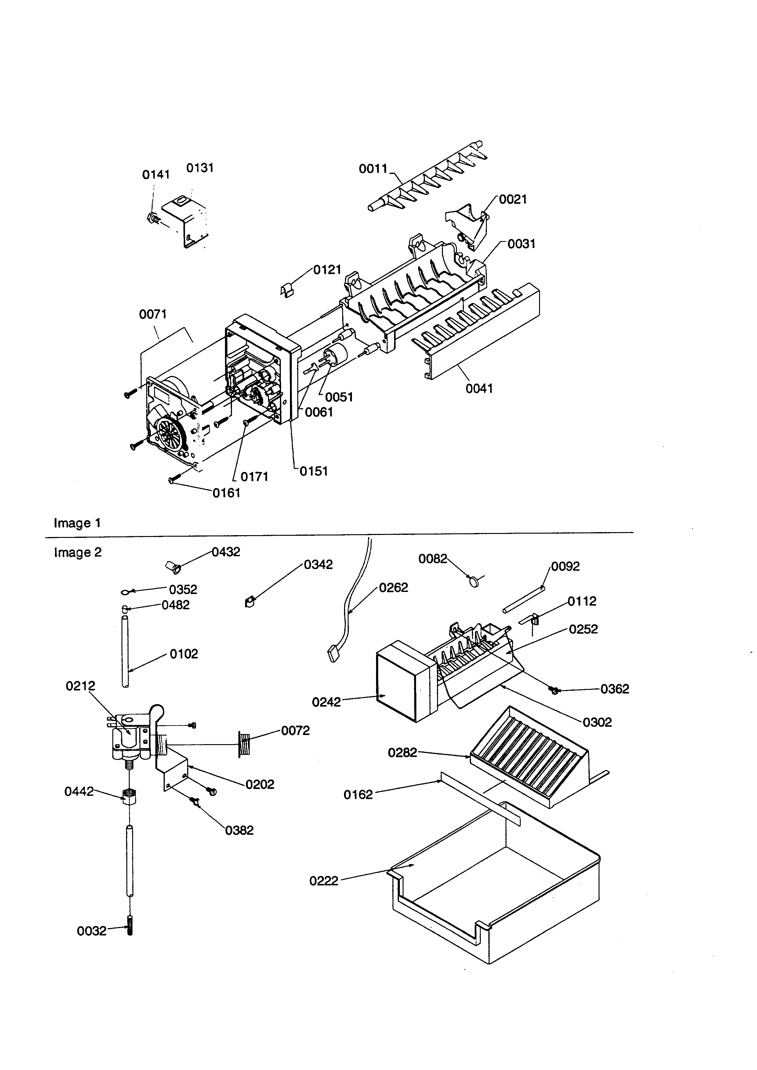 Kenmore 59658637890 ice maker parts/kit diagram