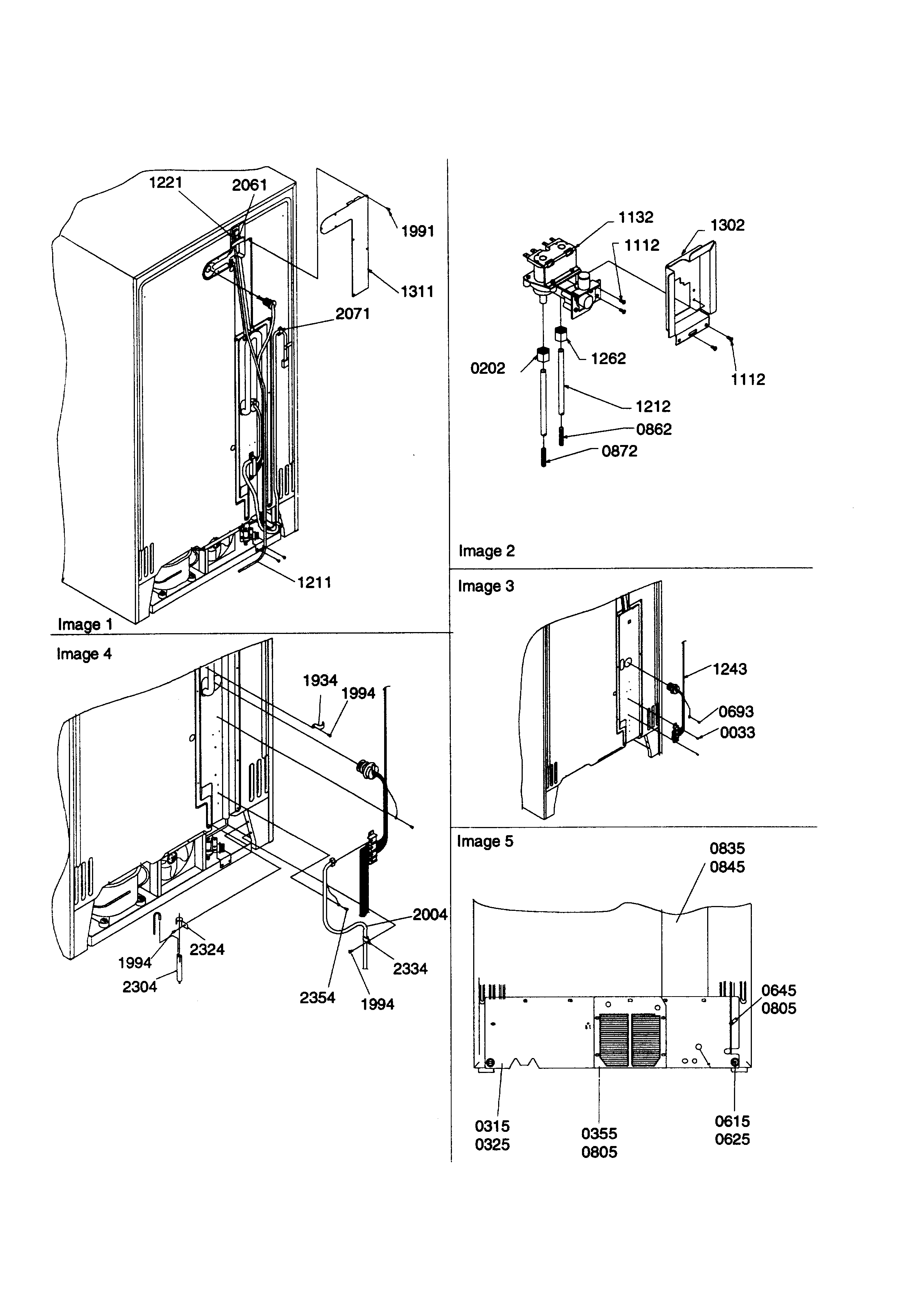 Kenmore 59658647890 cabinet back diagram