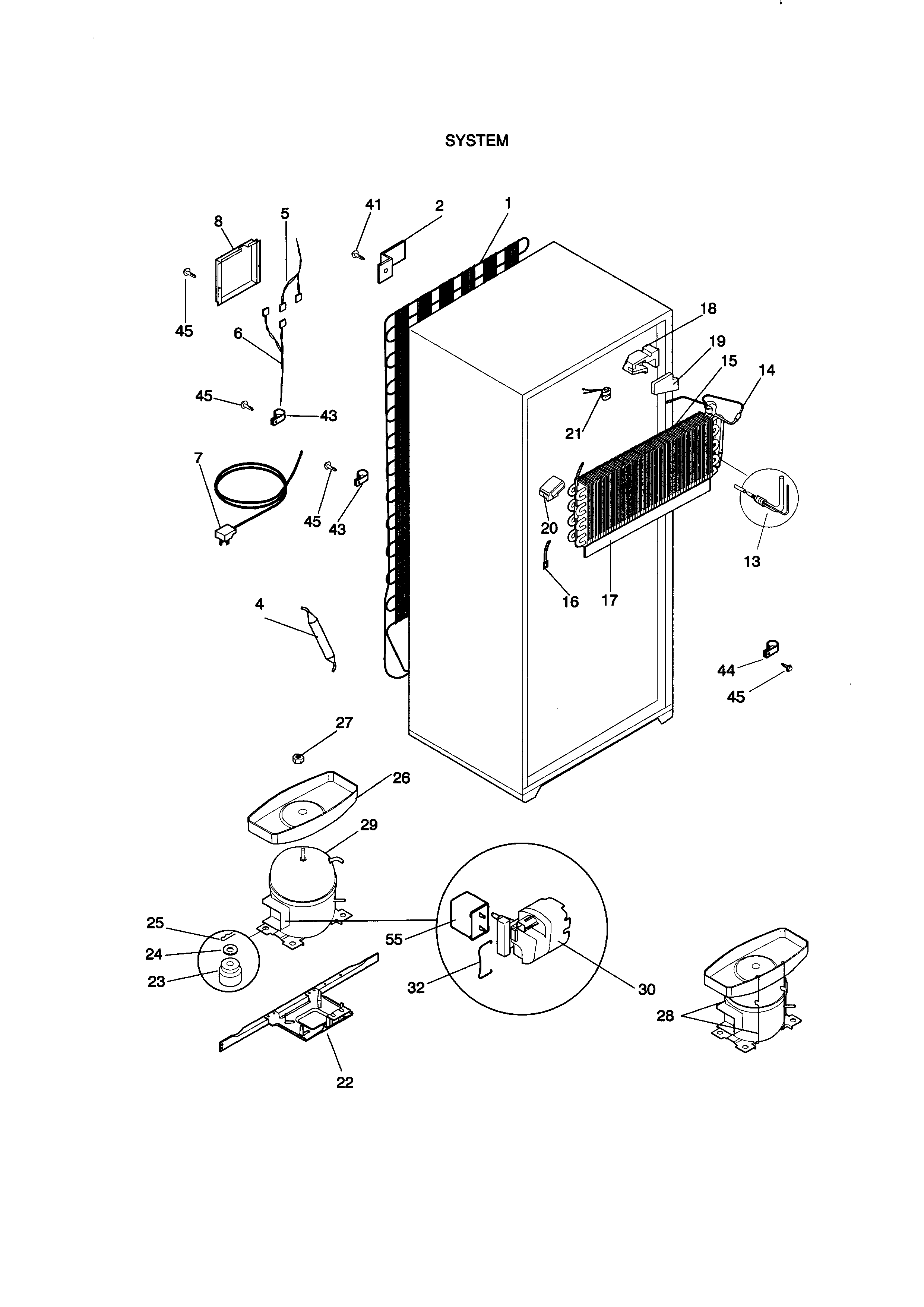 Kenmore 25378821891 system diagram