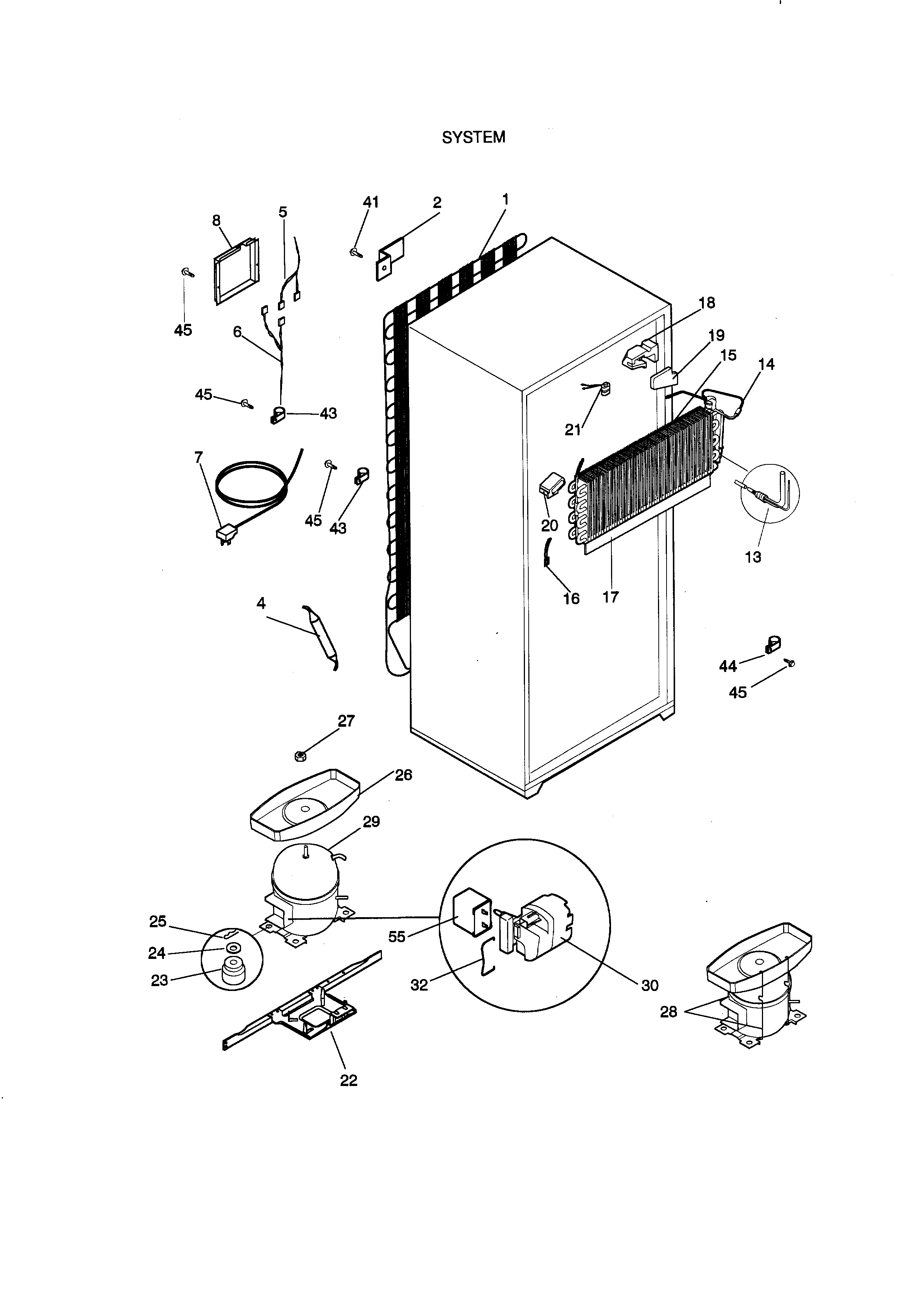 Kenmore 25338640891 system diagram