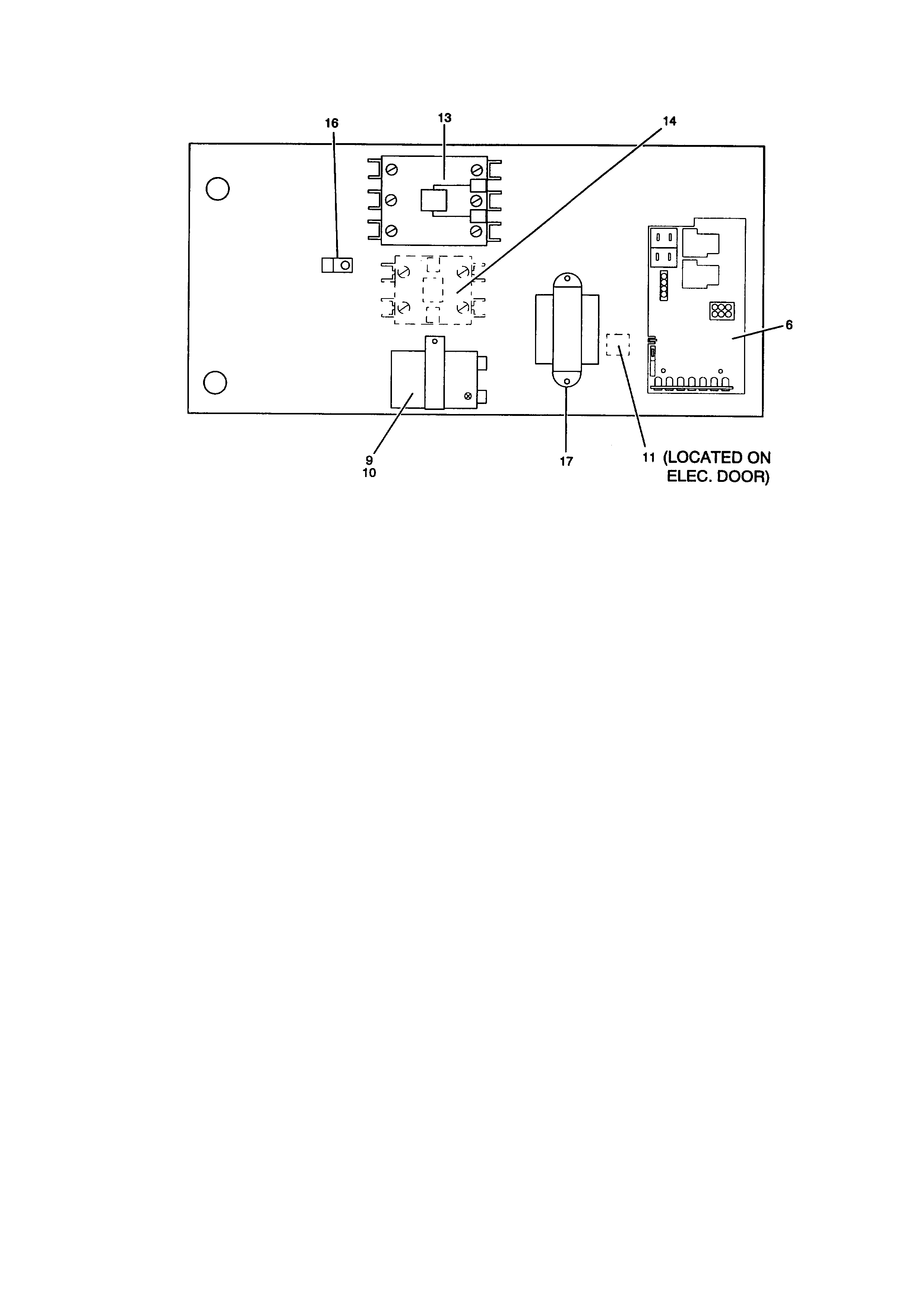 York DIEB048A46 electrical box diagram