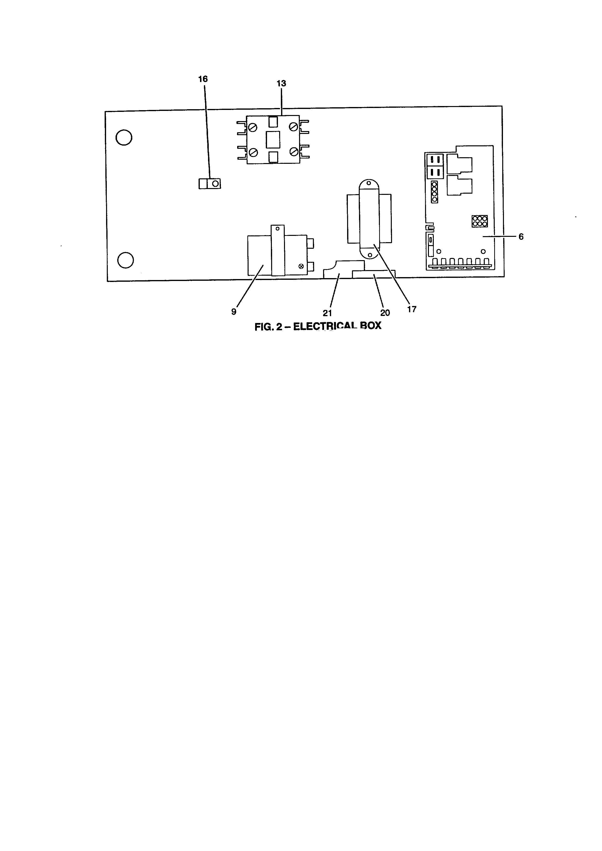 York D1EM036A06 electrical box diagram