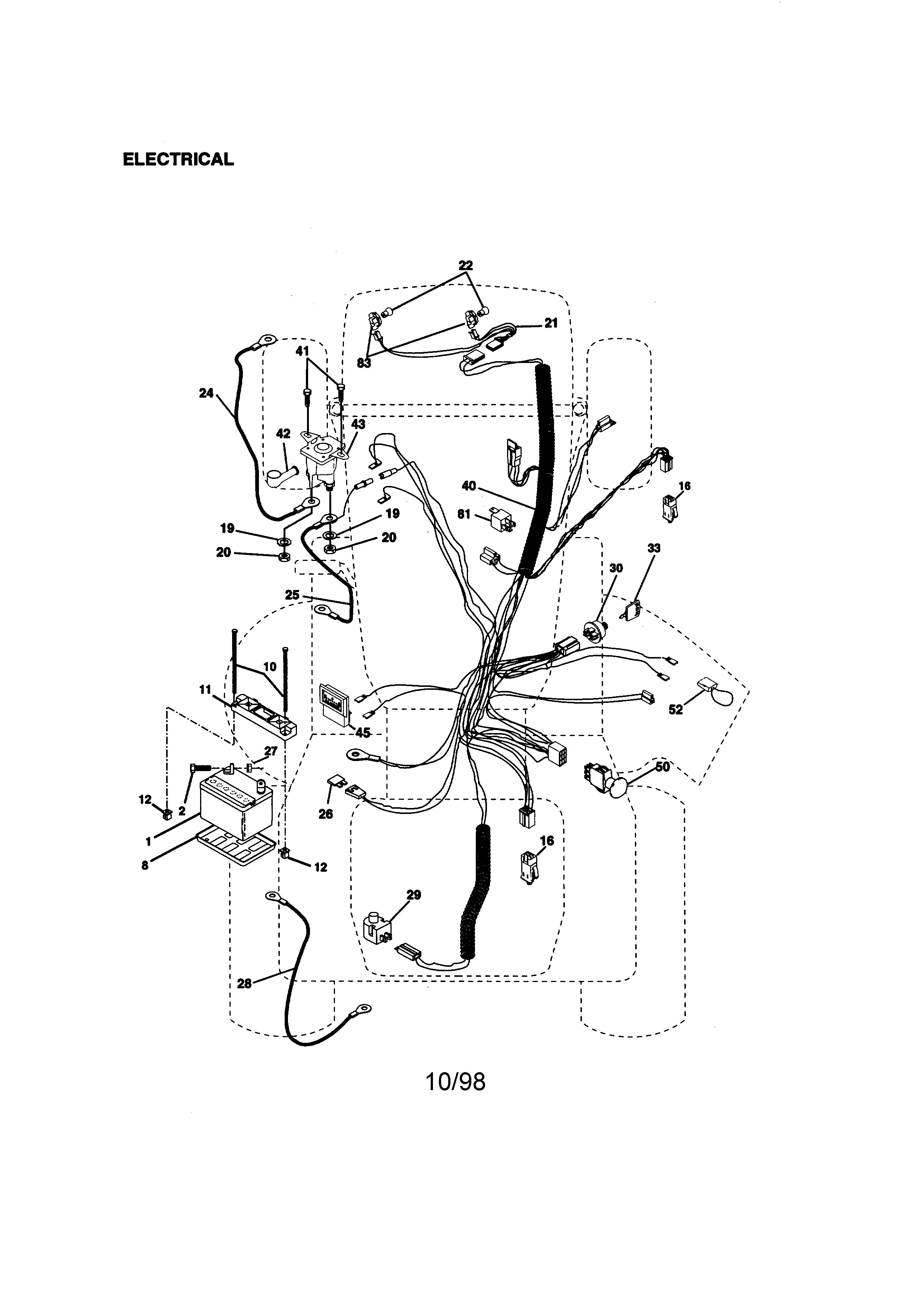 Craftsman 917273113 electrical diagram