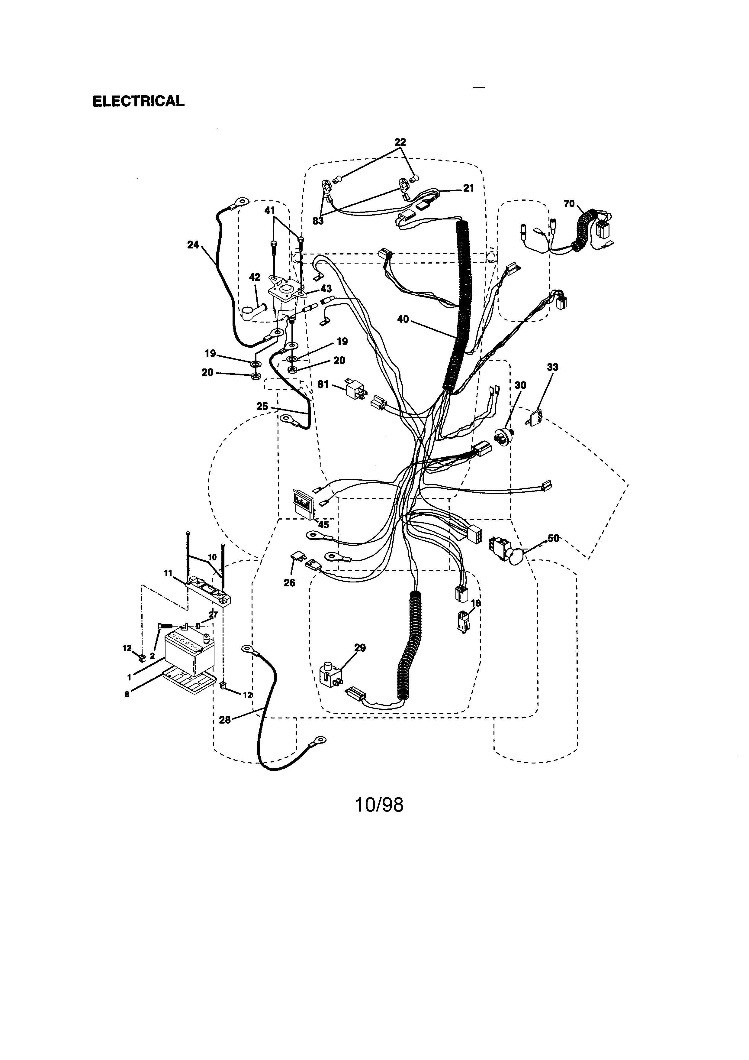Craftsman 917273042 electrical diagram