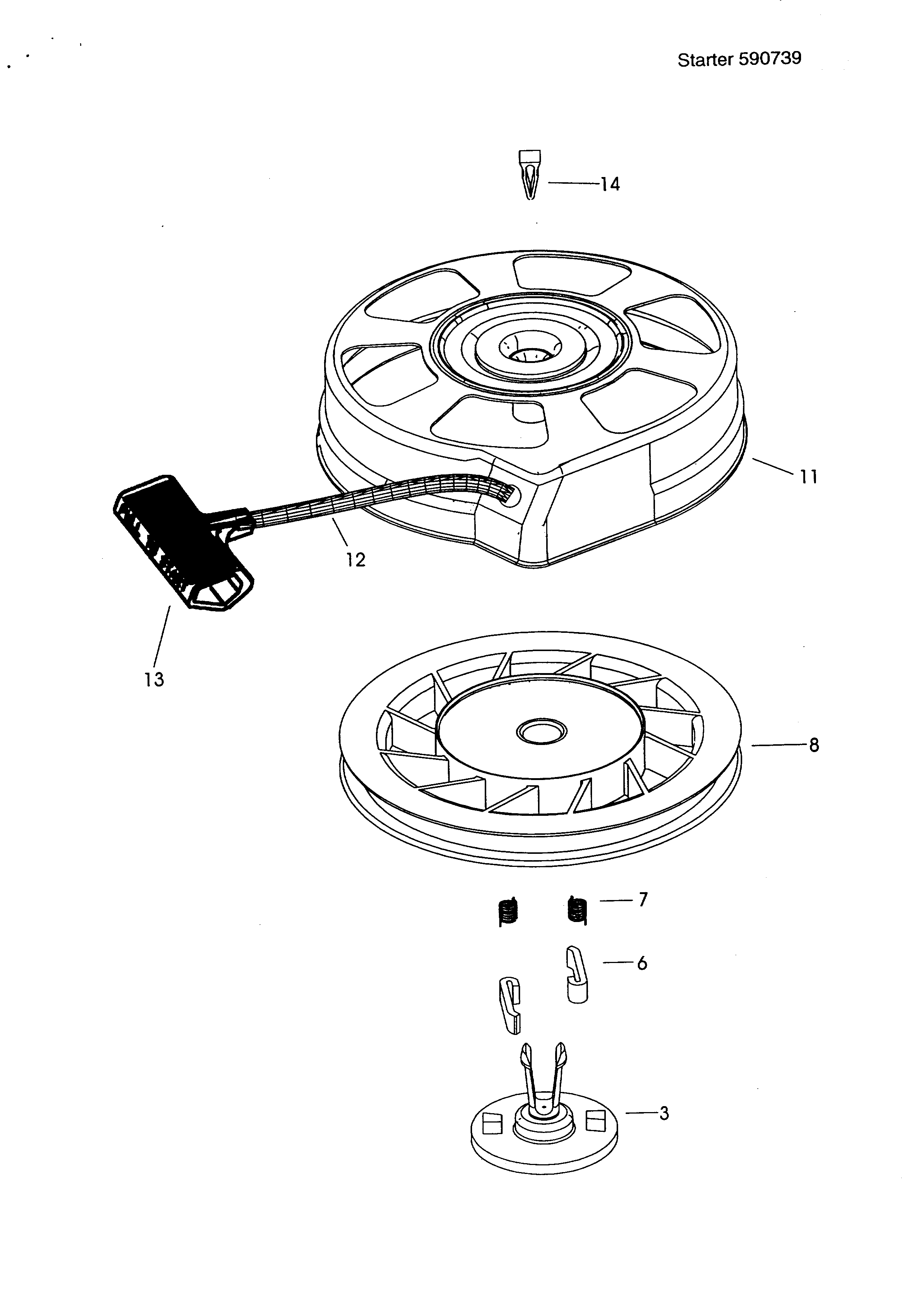 Craftsman 917377421 starter 590739 diagram