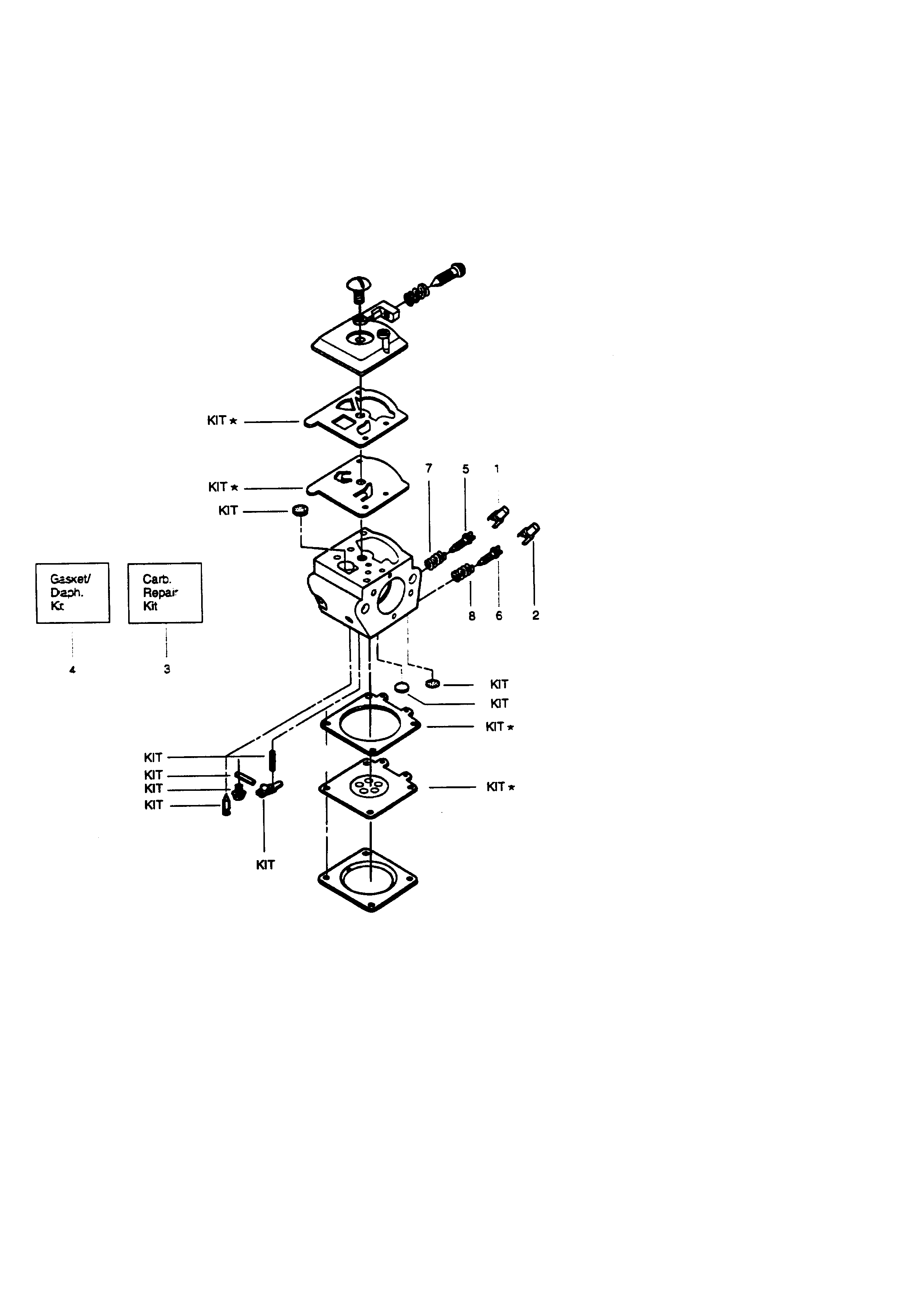 Craftsman 358351440 carburetor assembly diagram