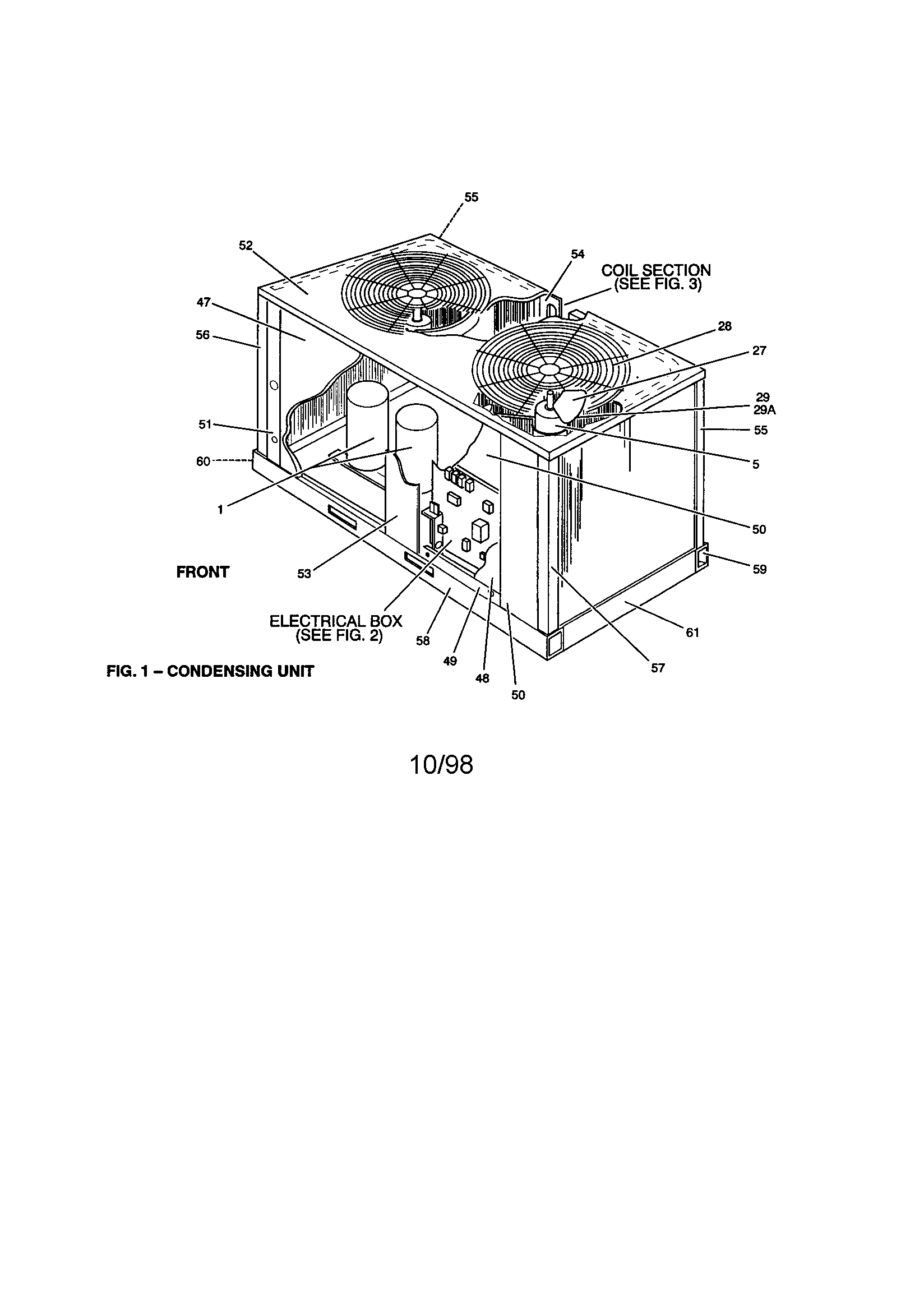 York H3CE240A46 condensing unit diagram