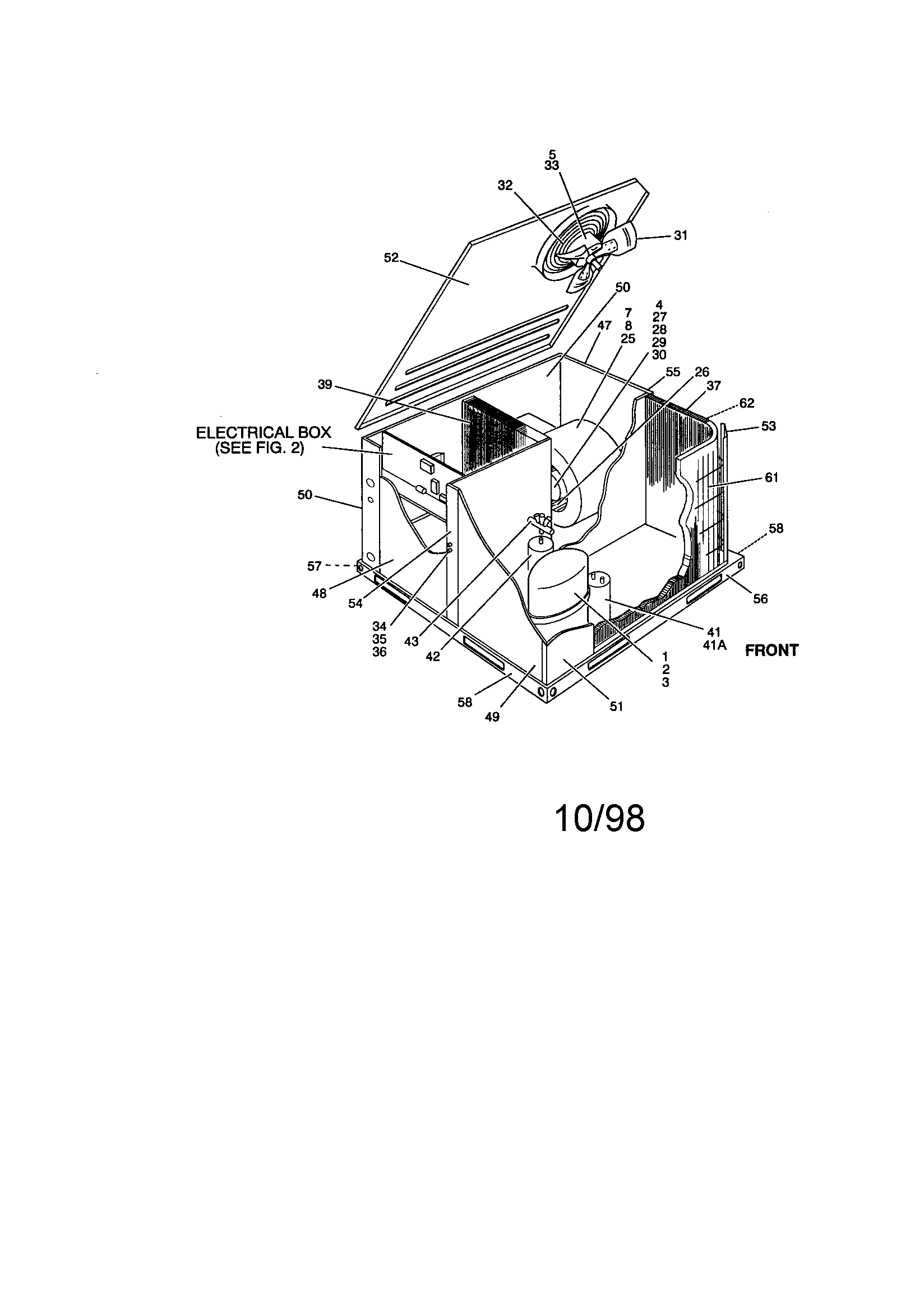 York B1HH060A58 single package heat pump diagram