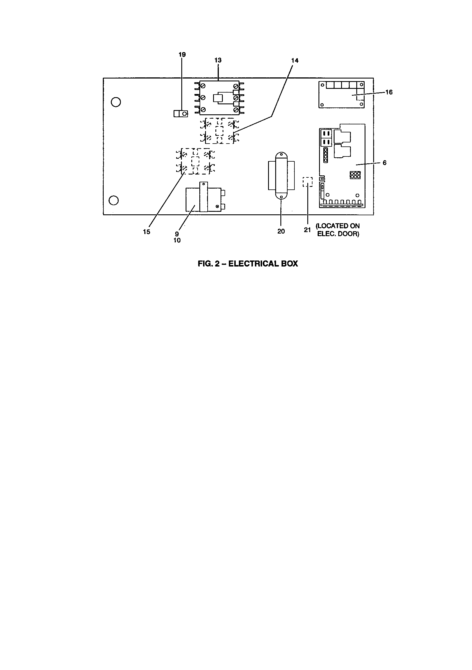 York B1HH036A06 electrical box diagram