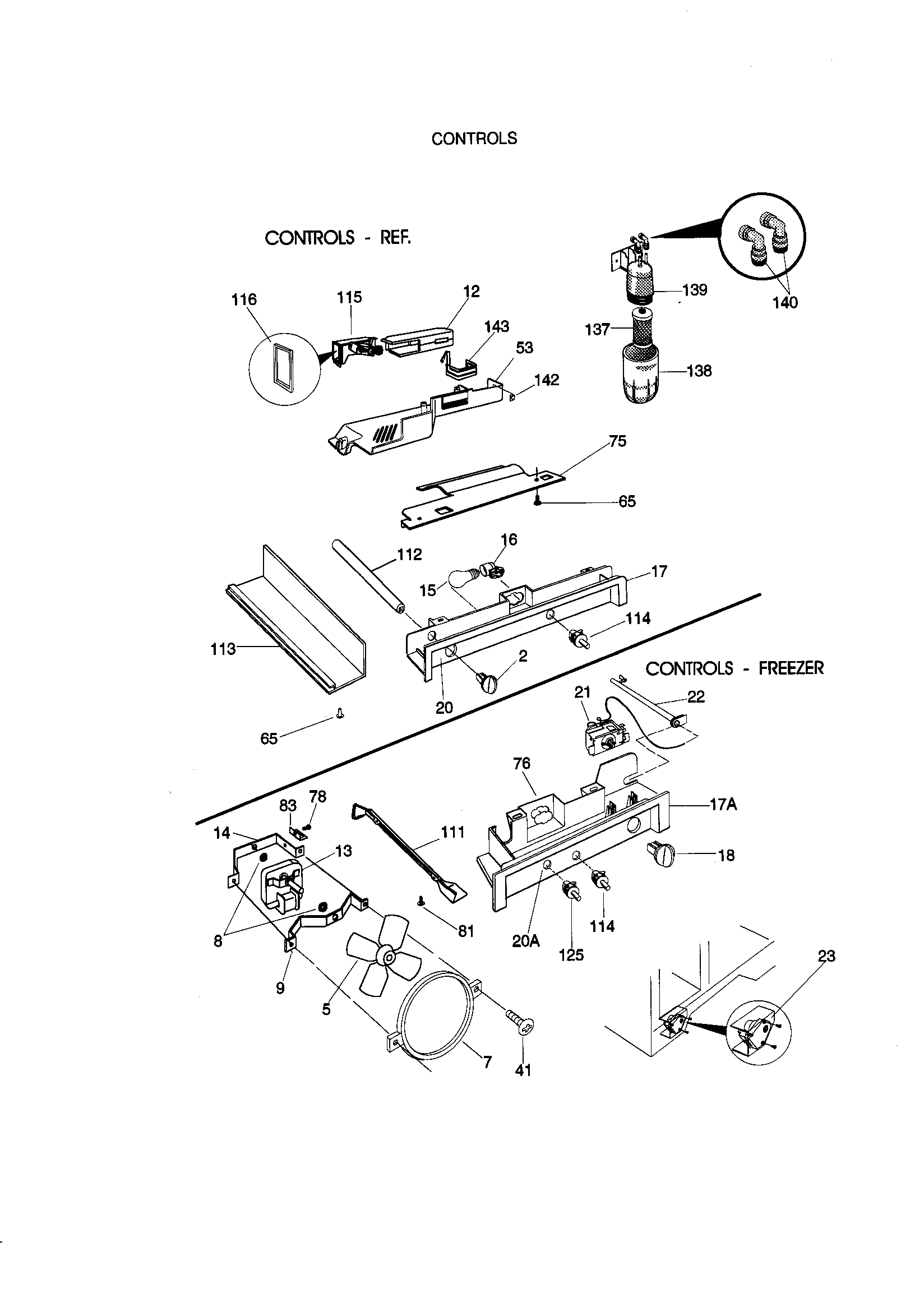 Kenmore 25358689894 controls diagram
