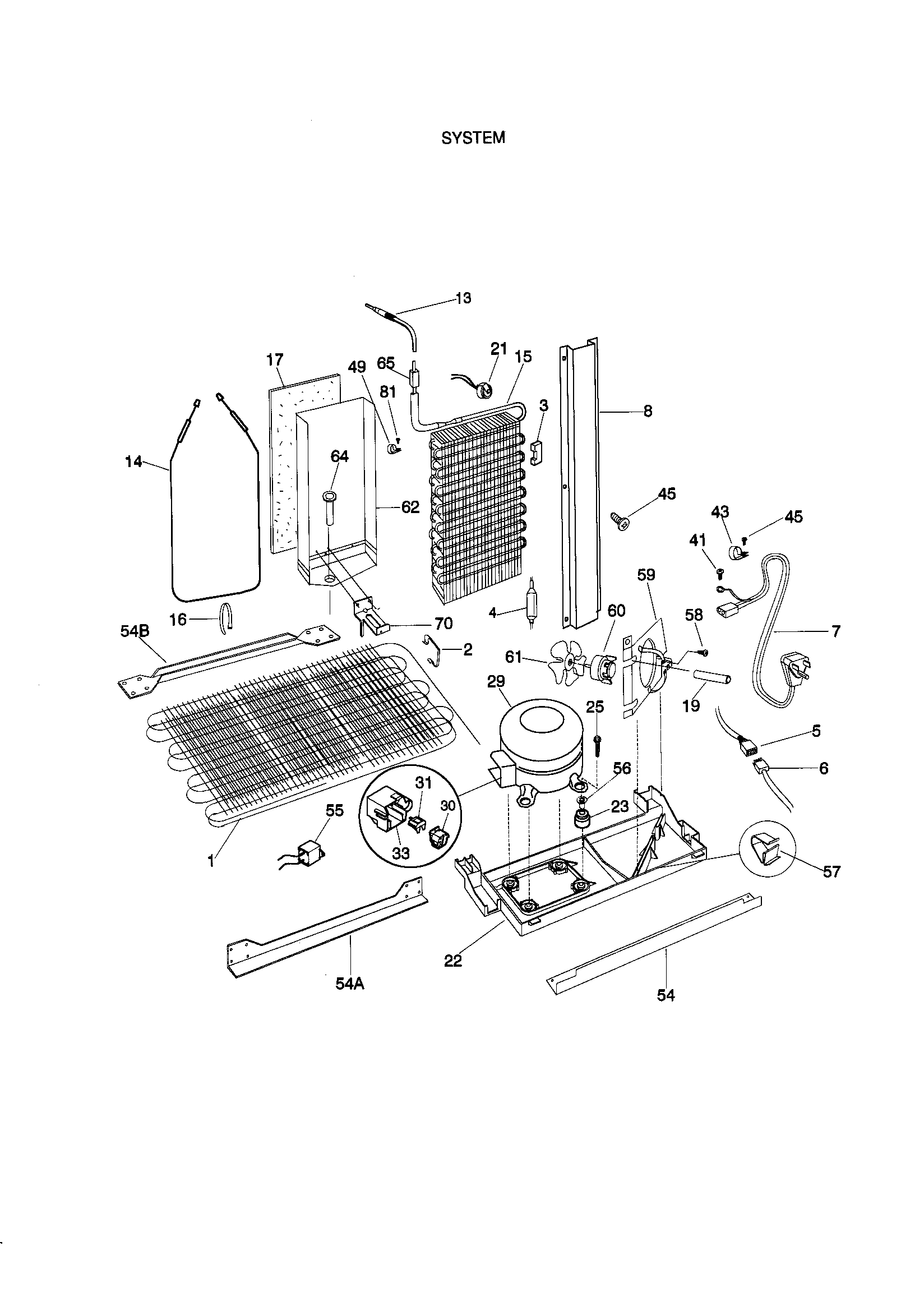 Kenmore 25358689894 system diagram