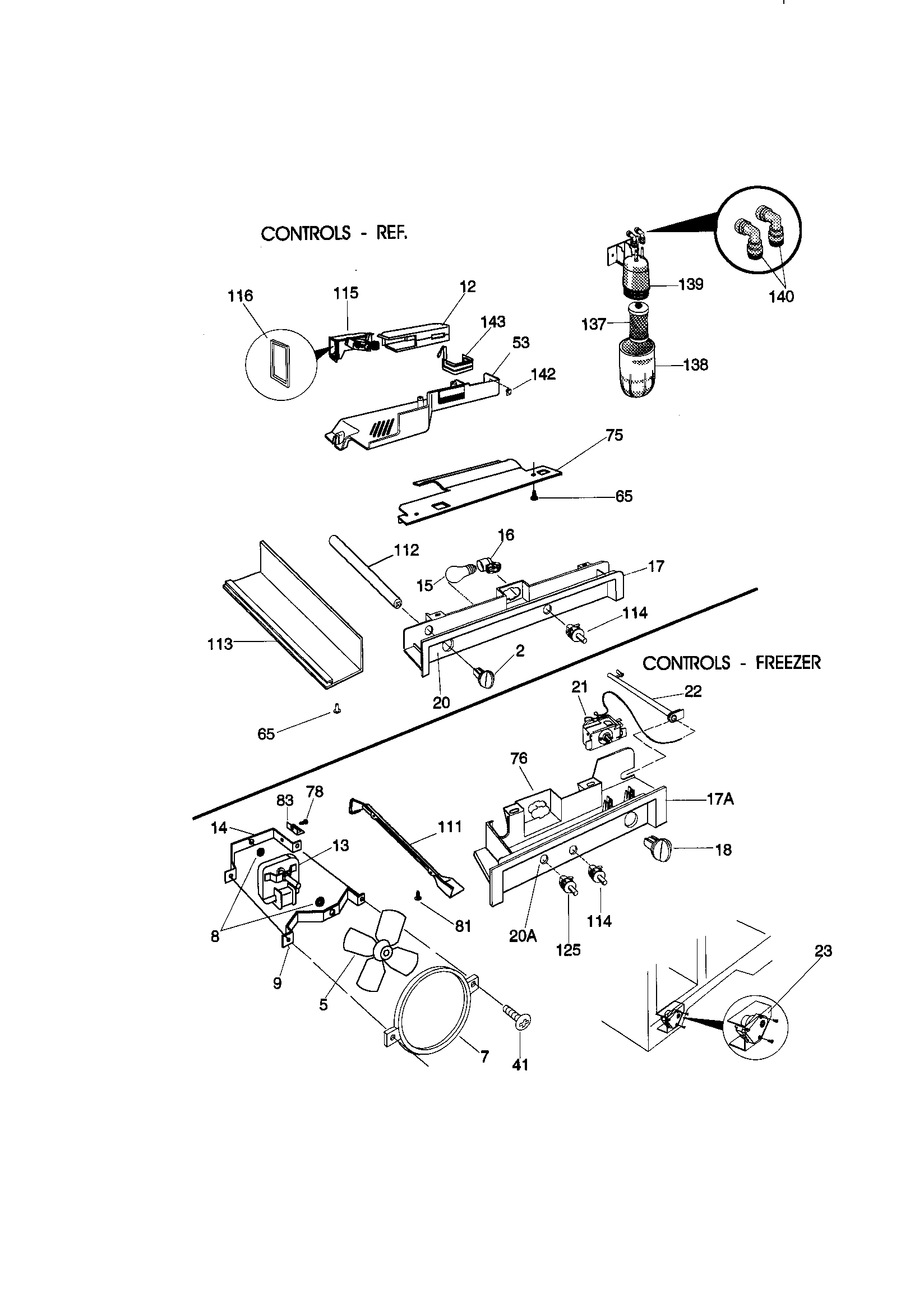 Kenmore 25358672895 controls diagram