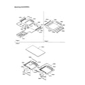 Amana TX21VW-P1301804WW shelving assemblies diagram
