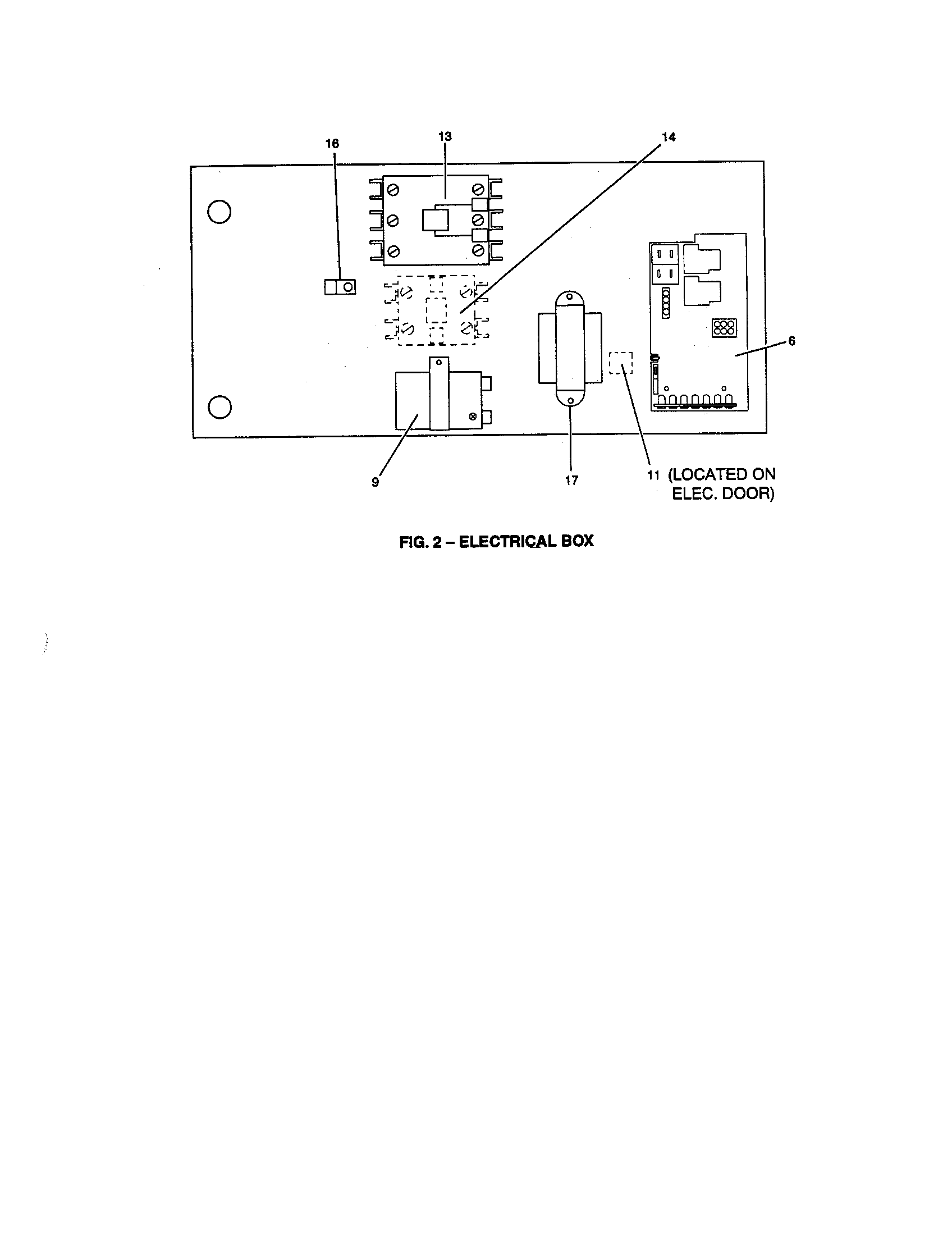 York D1EH042A25 electrical box diagram