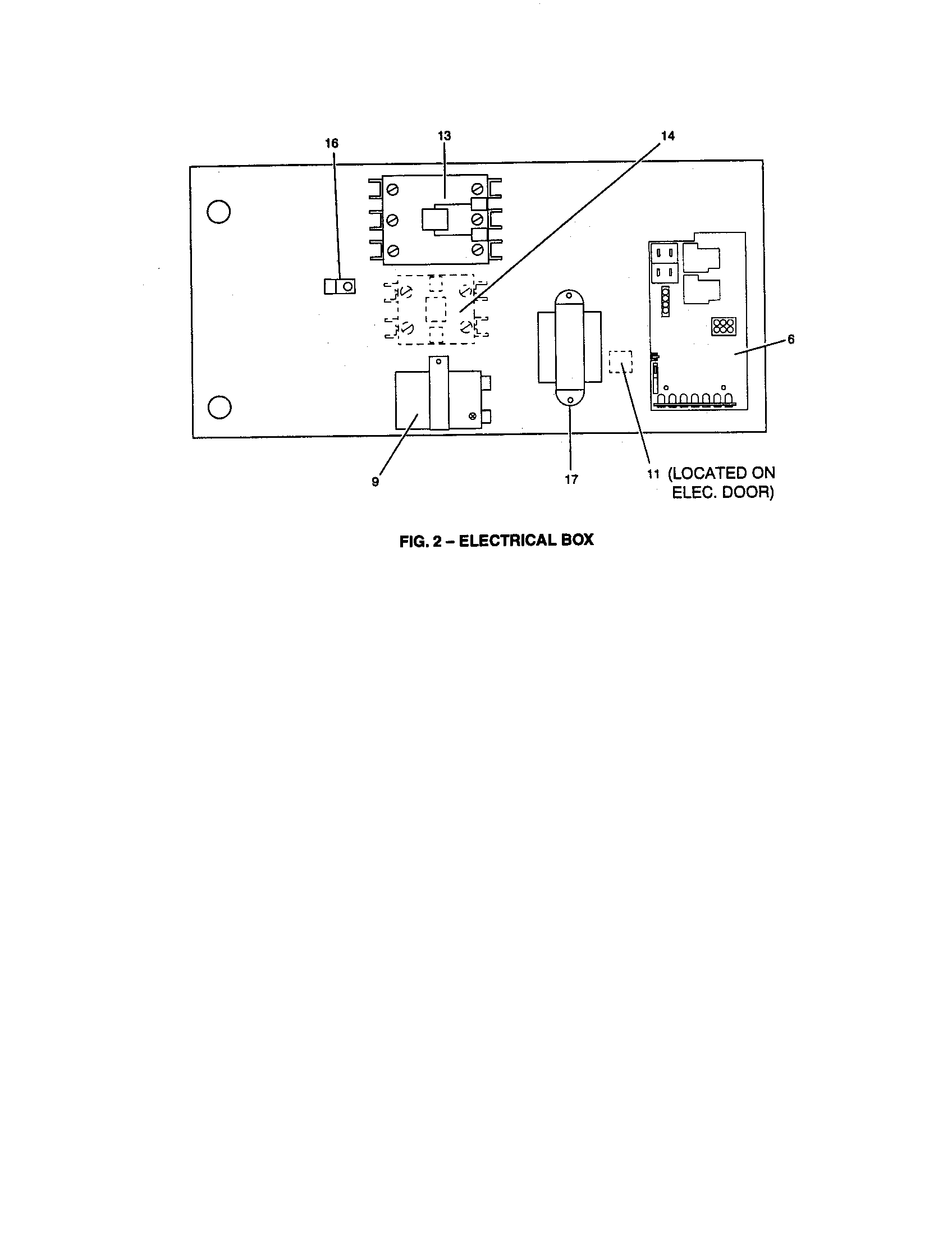 York D1EH042A46 electrical box diagram