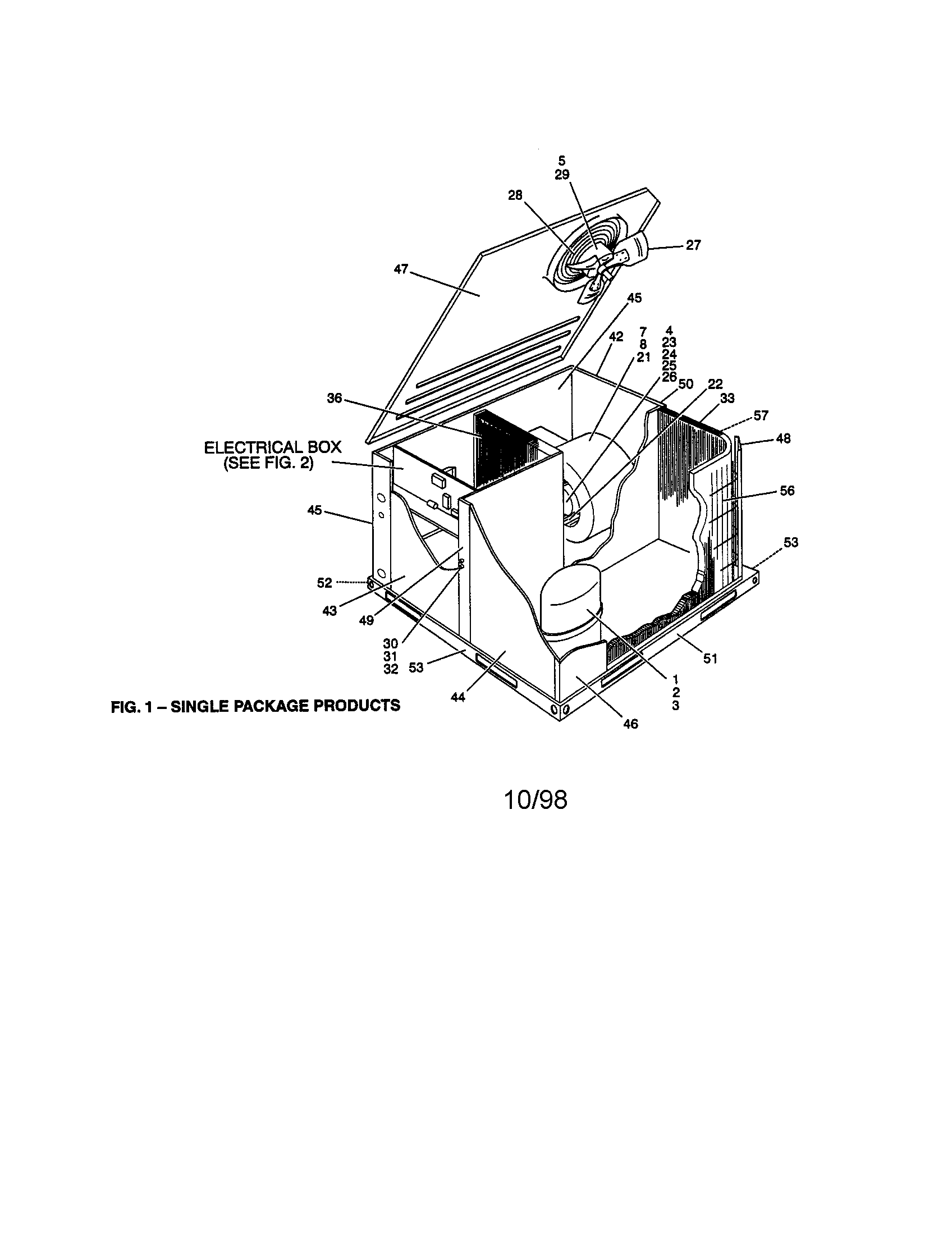 York D1EH036A06 single package products diagram