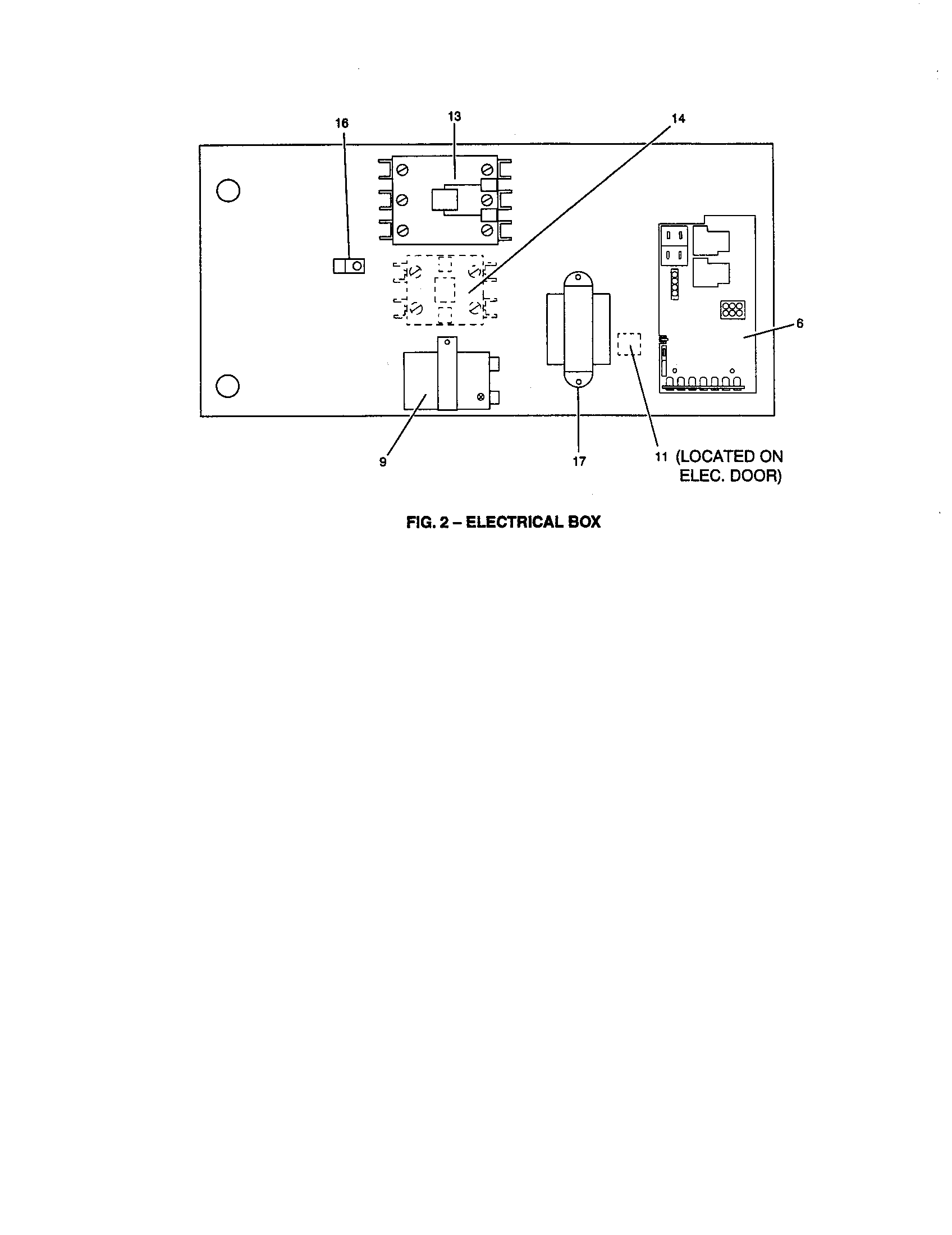 York D1EH036A06 electrical box diagram