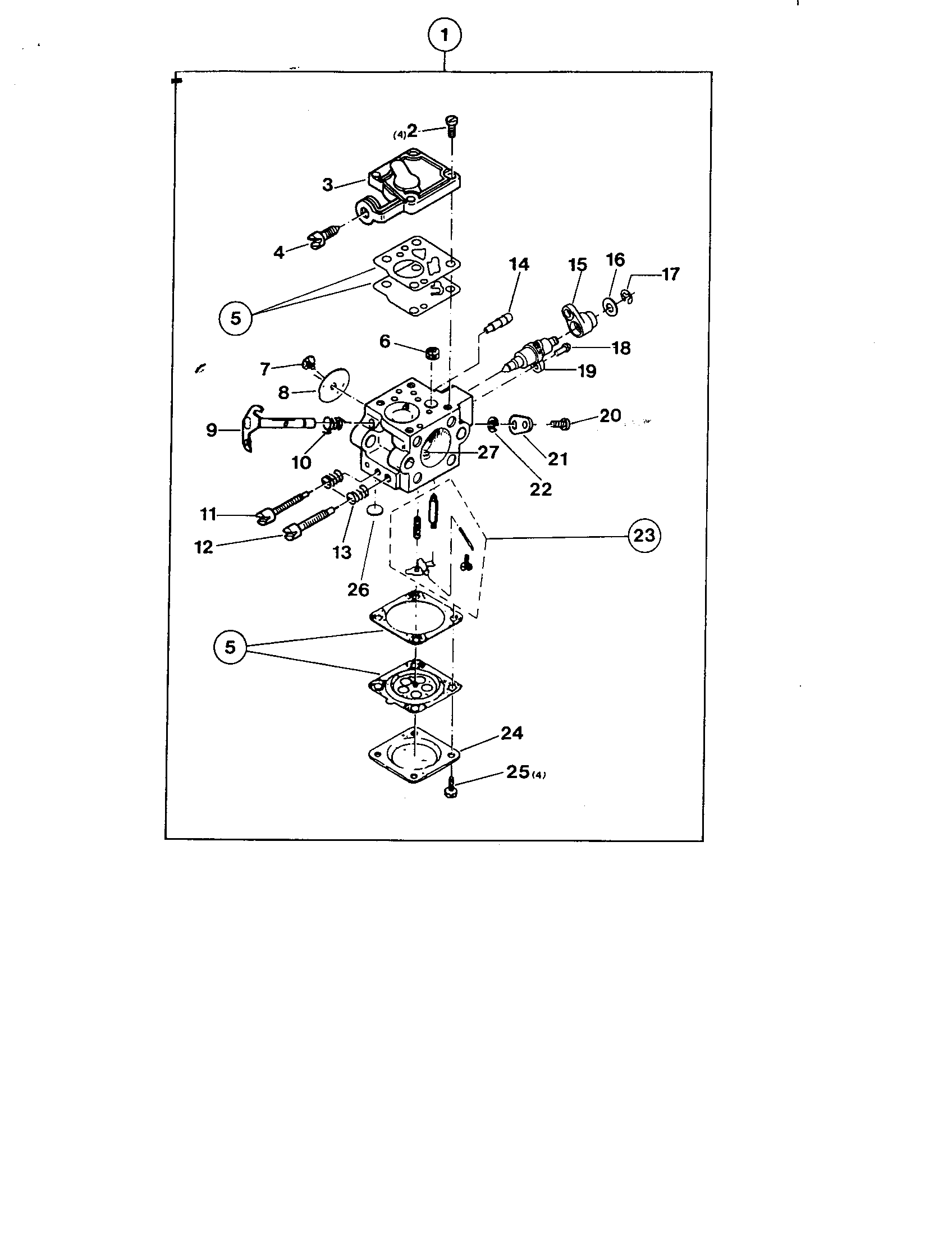 Makita DCS520I carburetor diagram