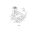 Kenmore 66575776890 cooktop diagram