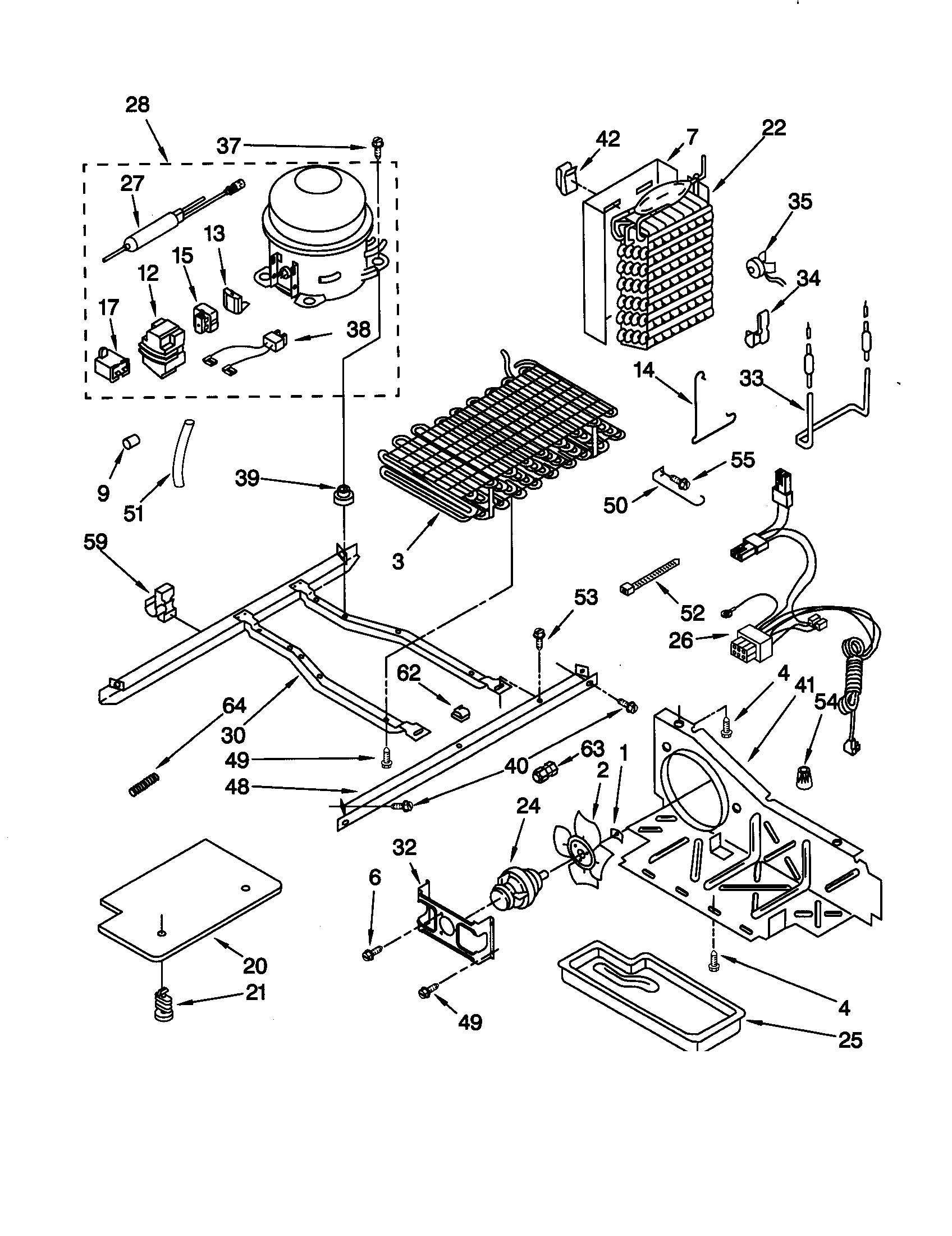 Kenmore 10657072791 unit diagram