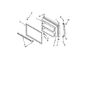 Kenmore 10678902891 freezer door diagram
