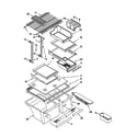 Kenmore 10678902891 shelf diagram