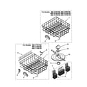 Kenmore 66515798793 lower dishrack diagram