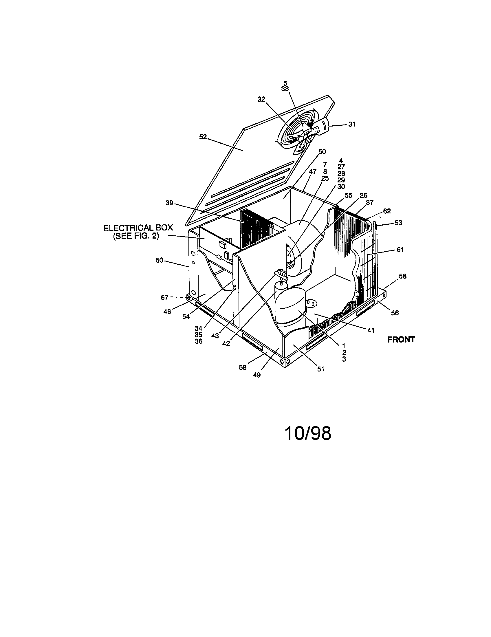 York B1HA060A25 single package heat pump diagram