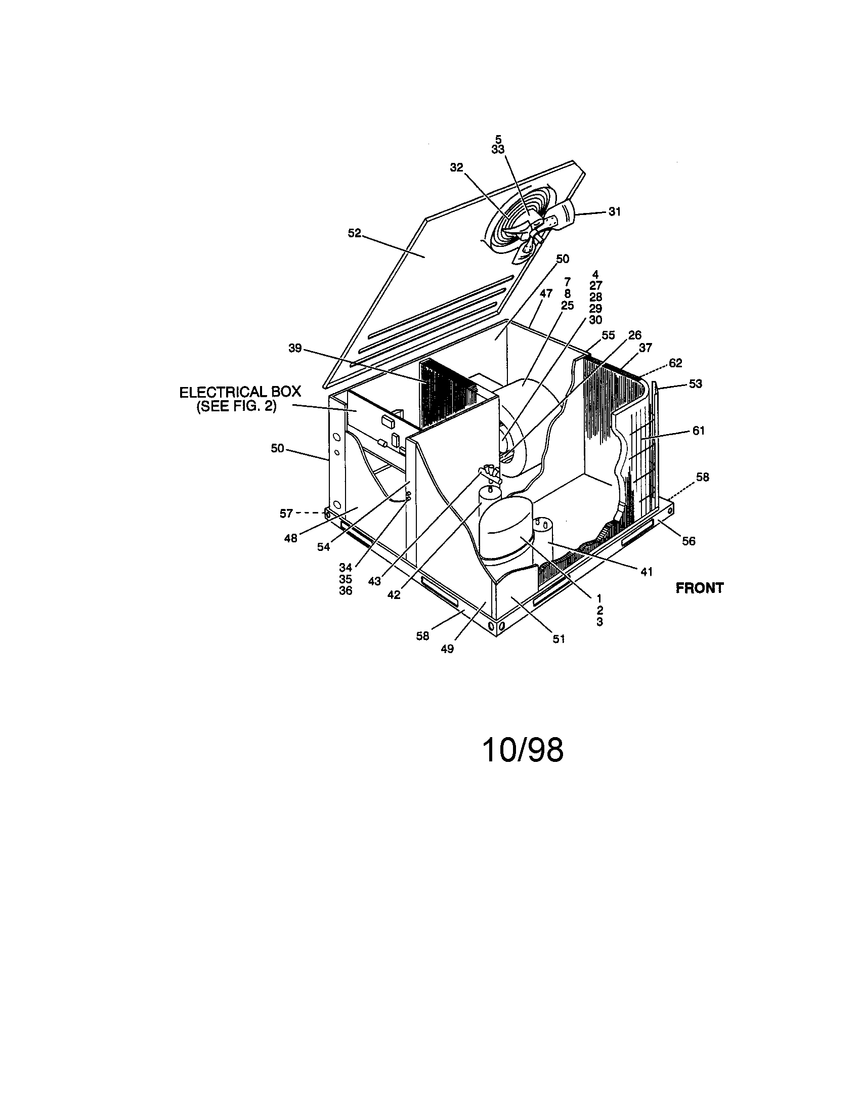 York B1HA048A06 single package heat pump diagram