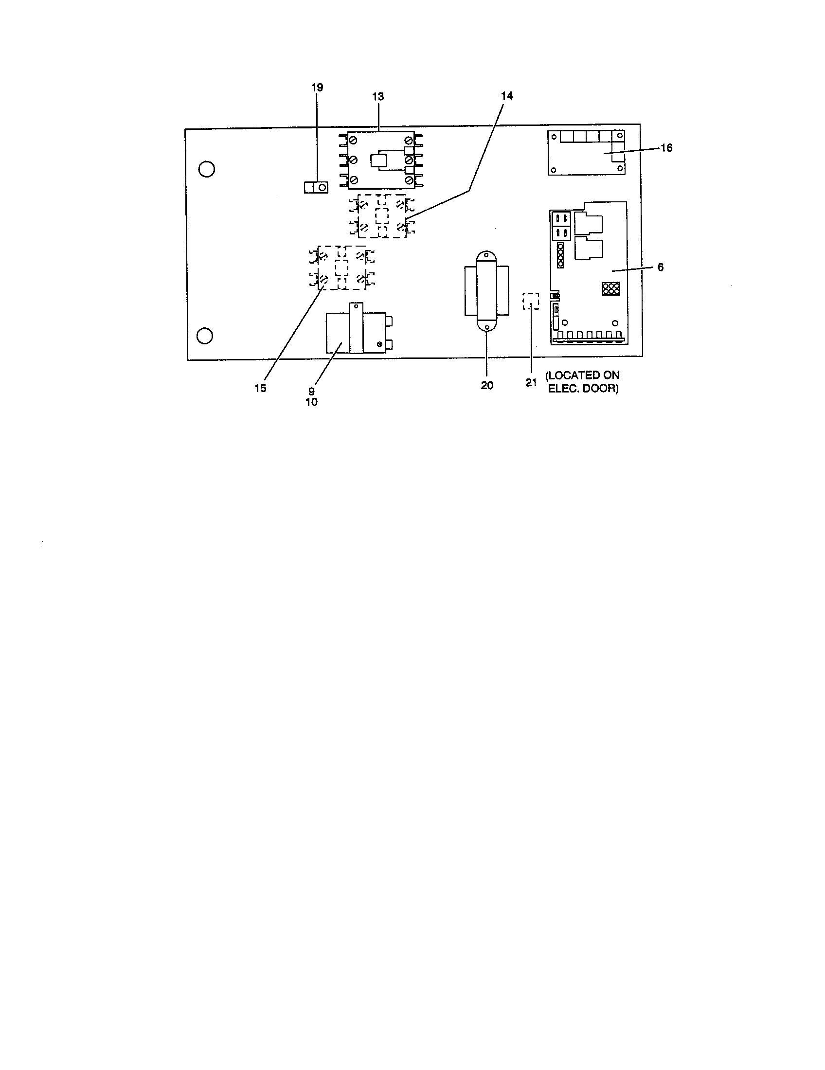 York B1HA048A06 electrical box diagram