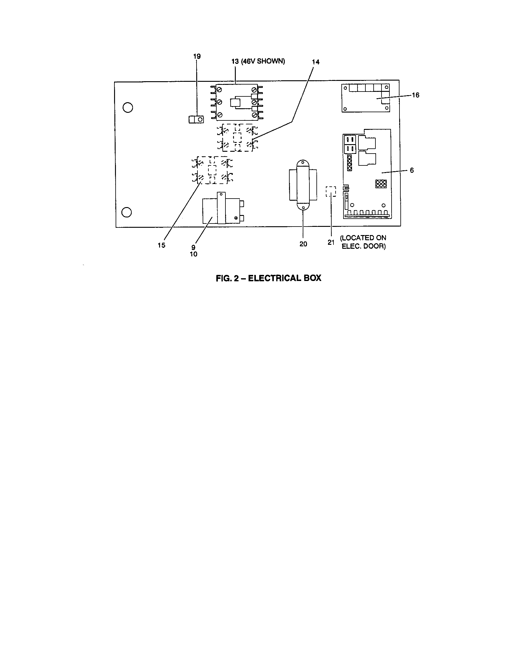 York B1HA042A06 electrical box diagram