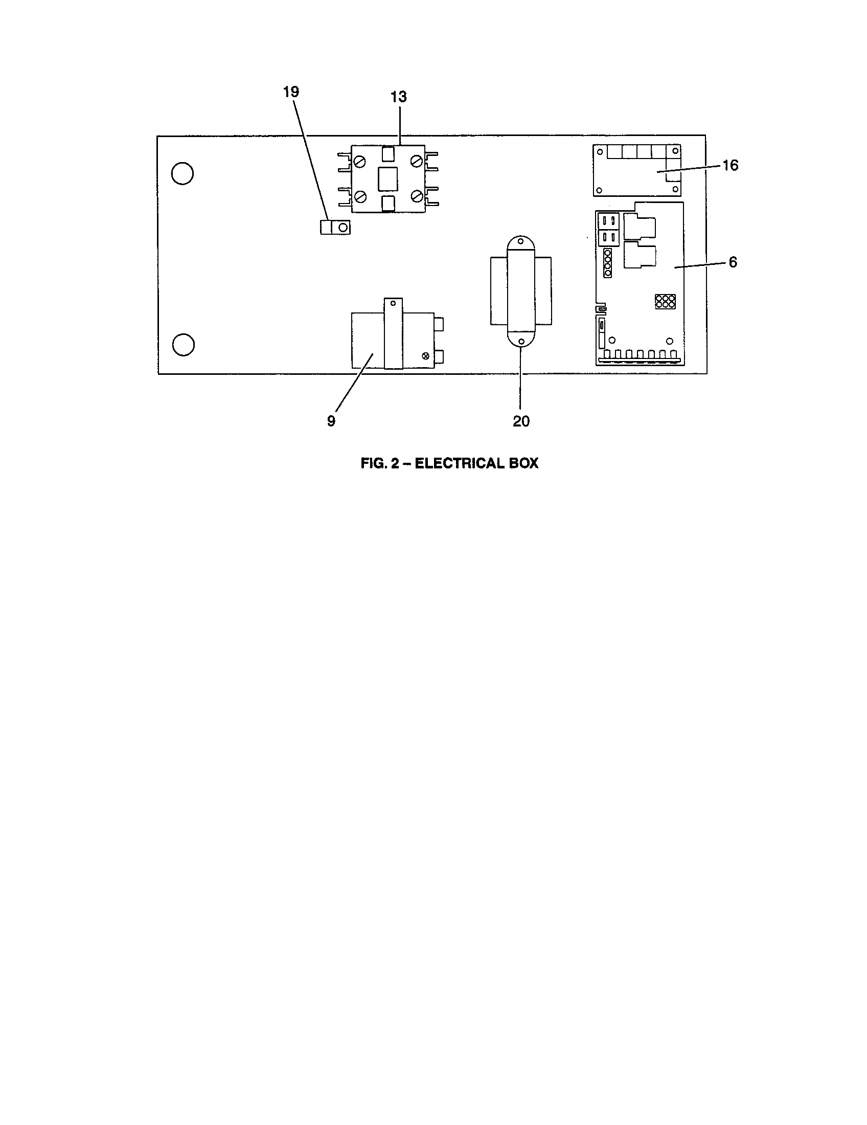 York B1HA024A06 electrical box diagram