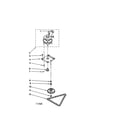 KitchenAid KUCC151GBT0 motor and drive diagram