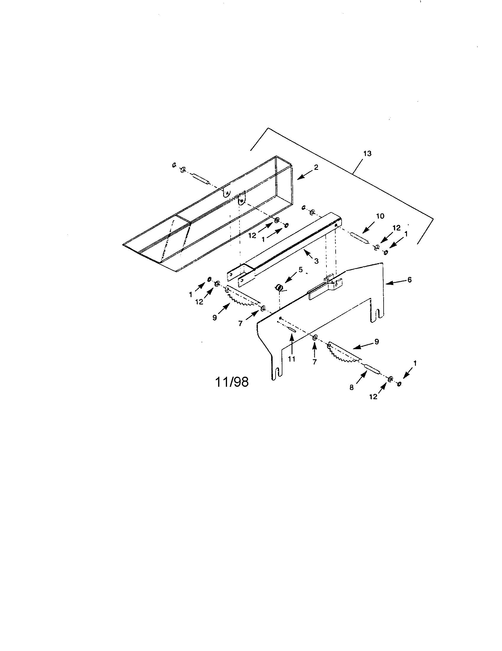 Craftsman 351226522 blade guard diagram