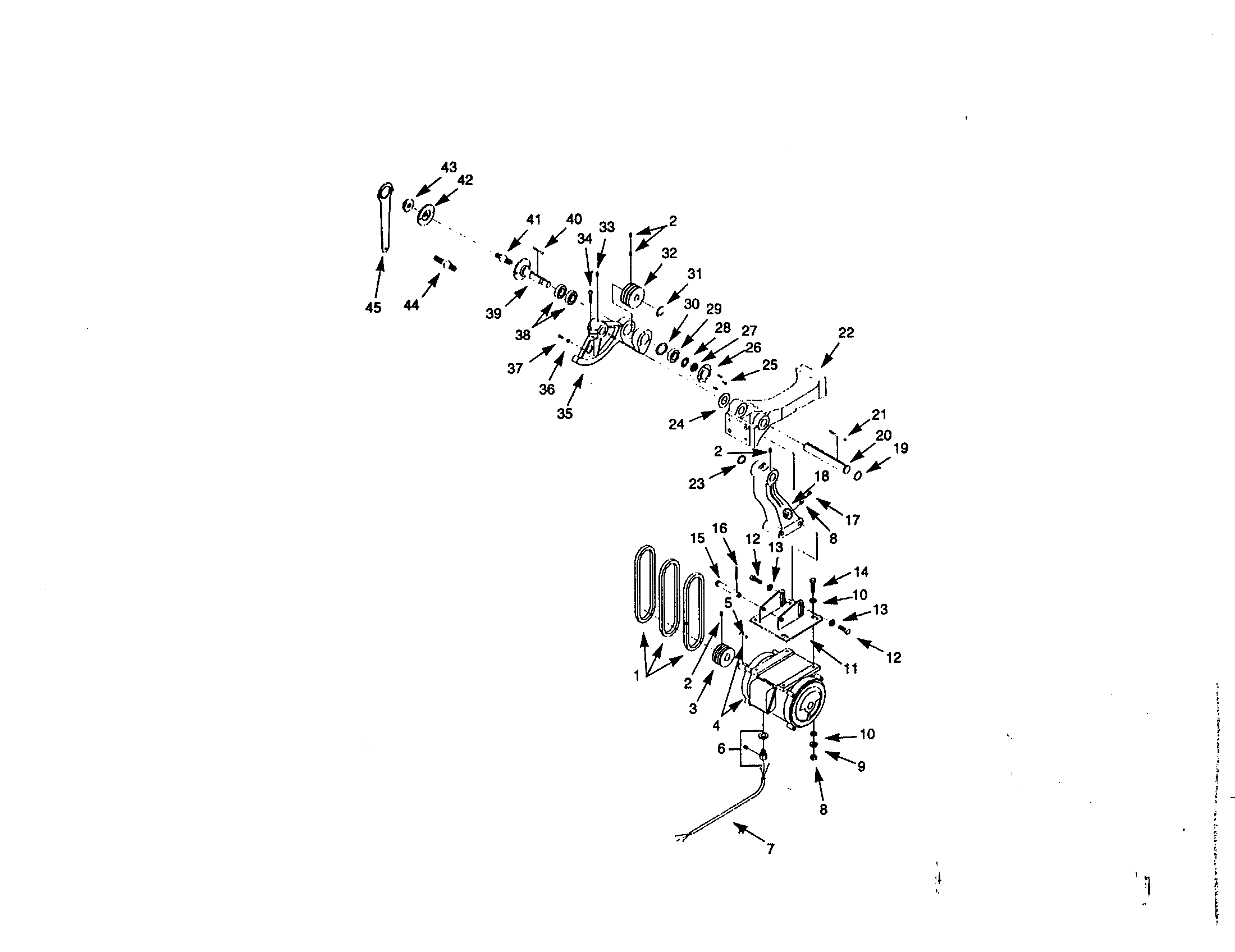 Craftsman 351226522 blade drive diagram