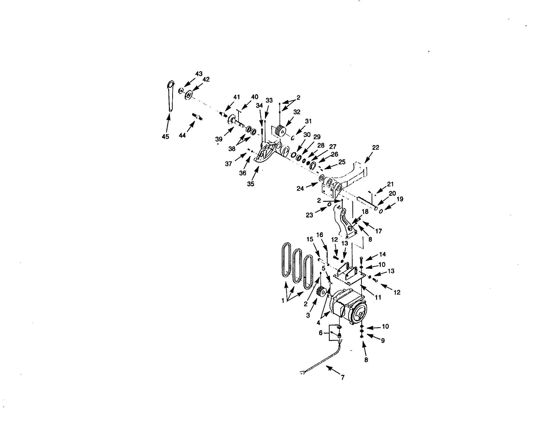 Craftsman 351226541 blade drive diagram