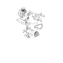 Craftsman 917292352 belt guard and pulley assembly diagram
