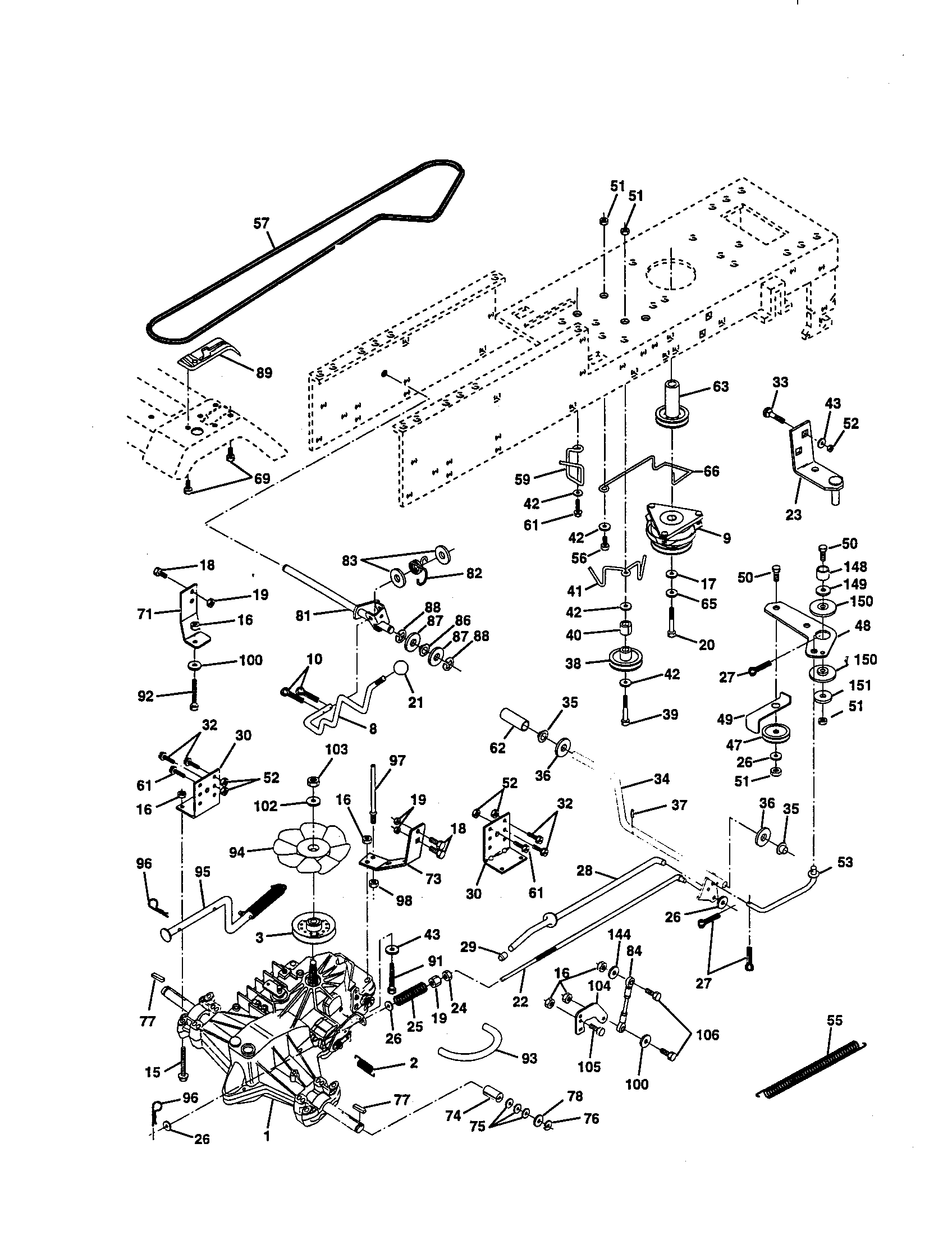 Craftsman 917258695 drive diagram
