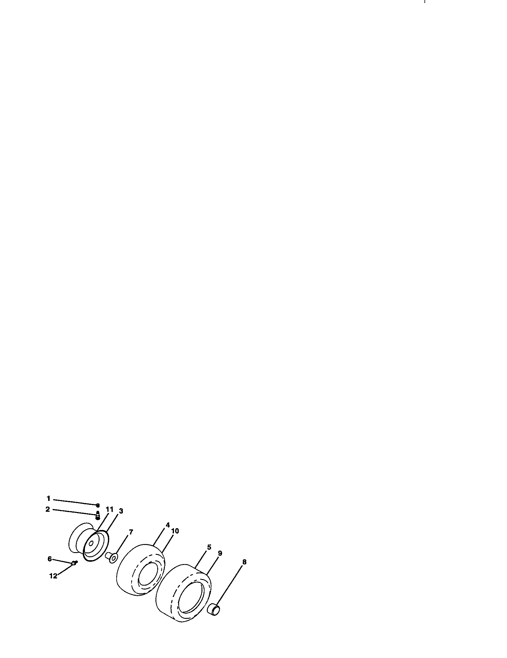 Craftsman 917258873 wheels and tires diagram