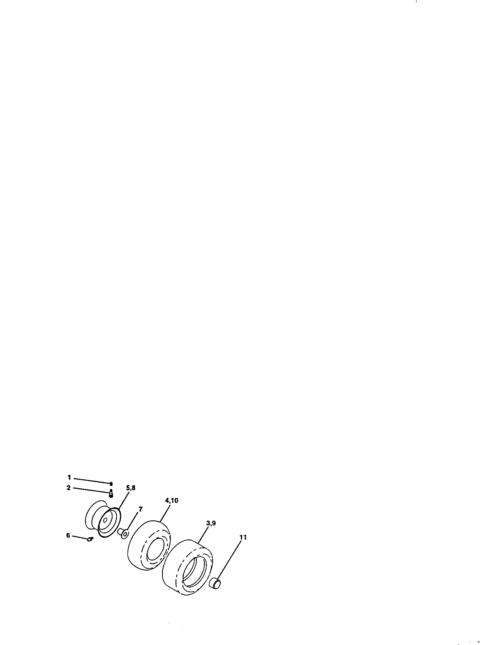 Craftsman 917259830 wheels and tires diagram