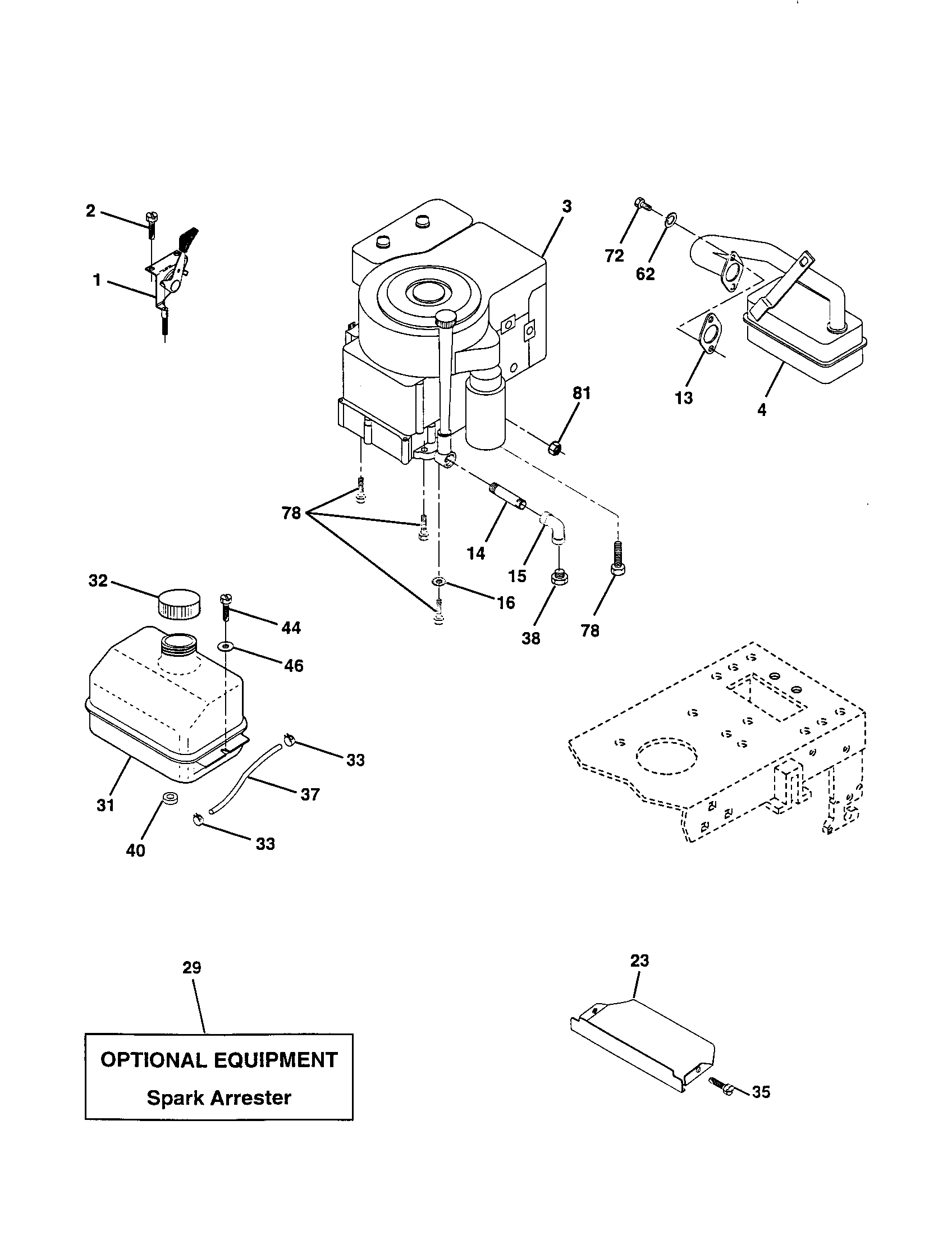 Craftsman 917259830 engine diagram