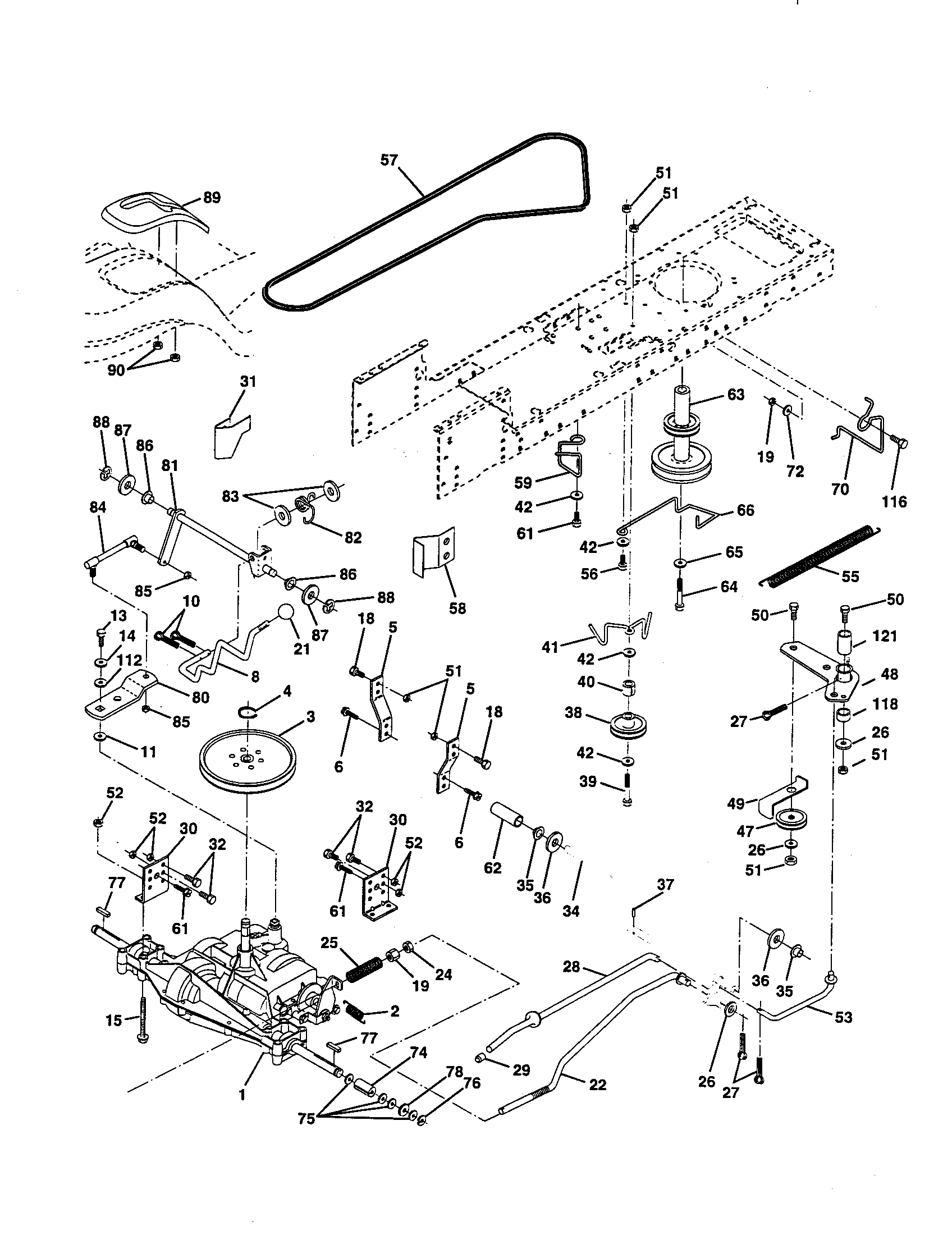Craftsman 917259820 drive diagram