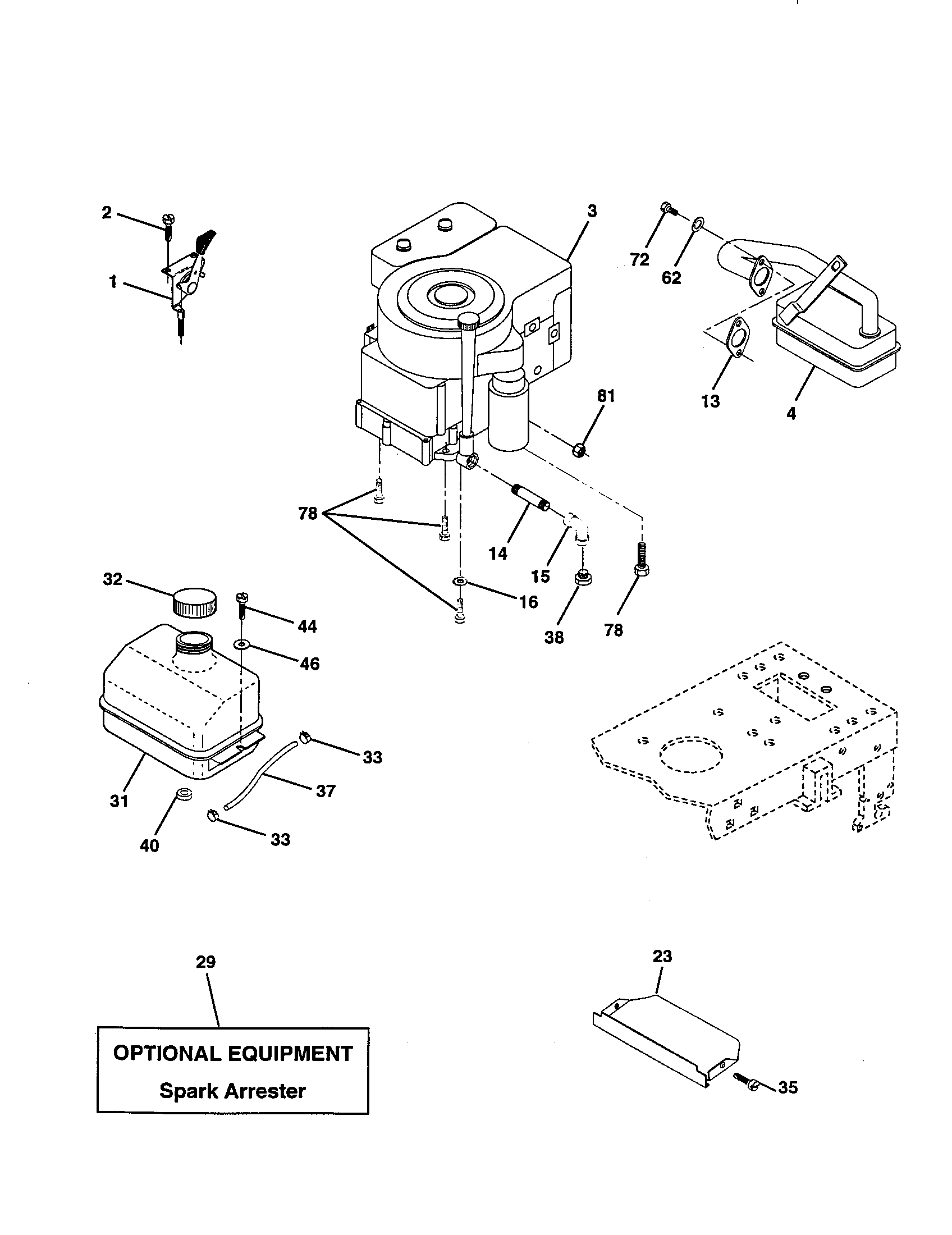 Craftsman 917259820 engine diagram