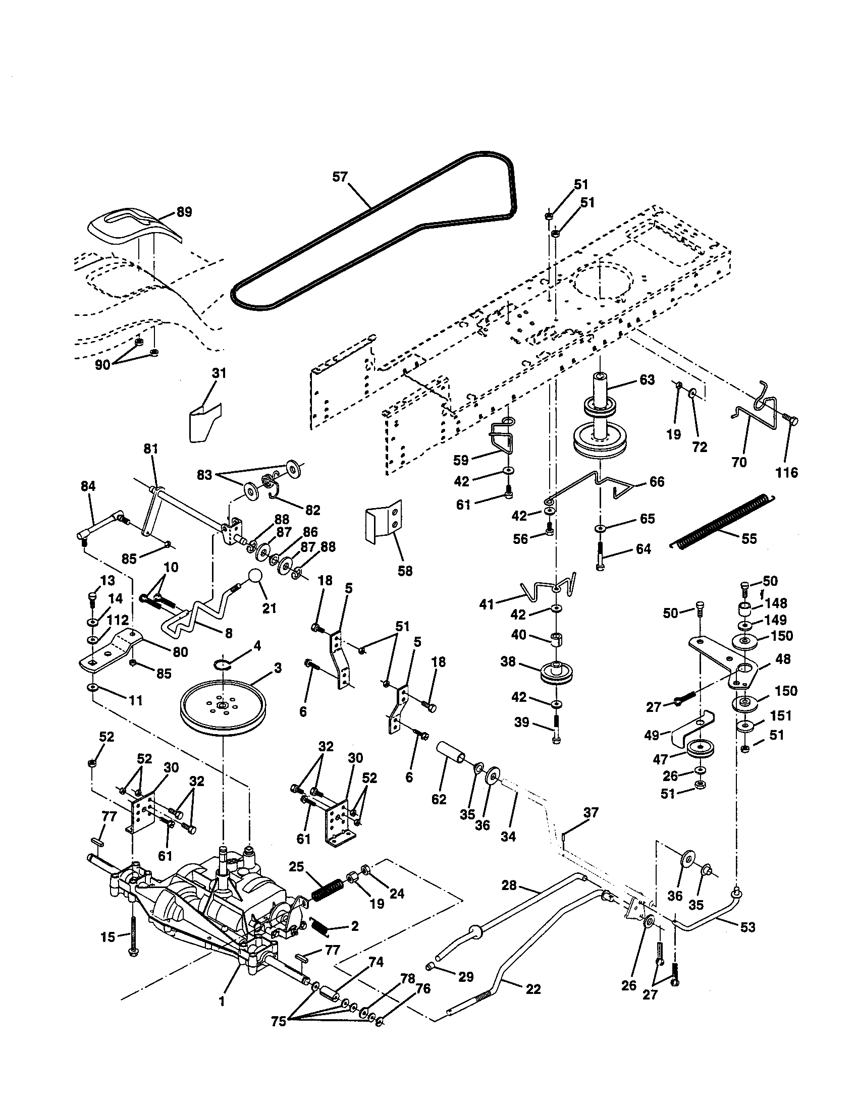 Craftsman 917259162 drive diagram