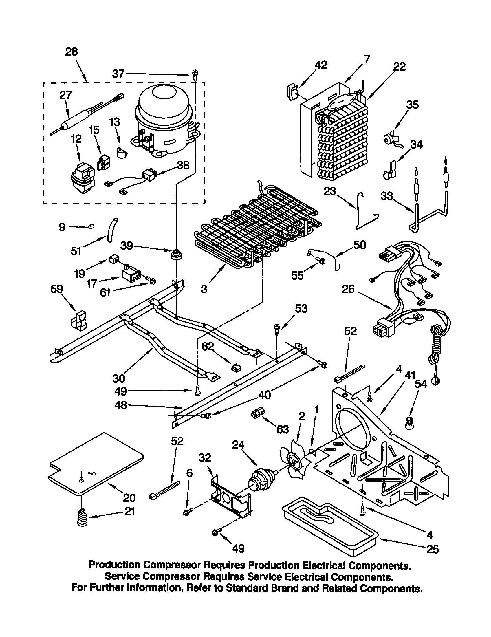 Kenmore 10658599890 unit diagram