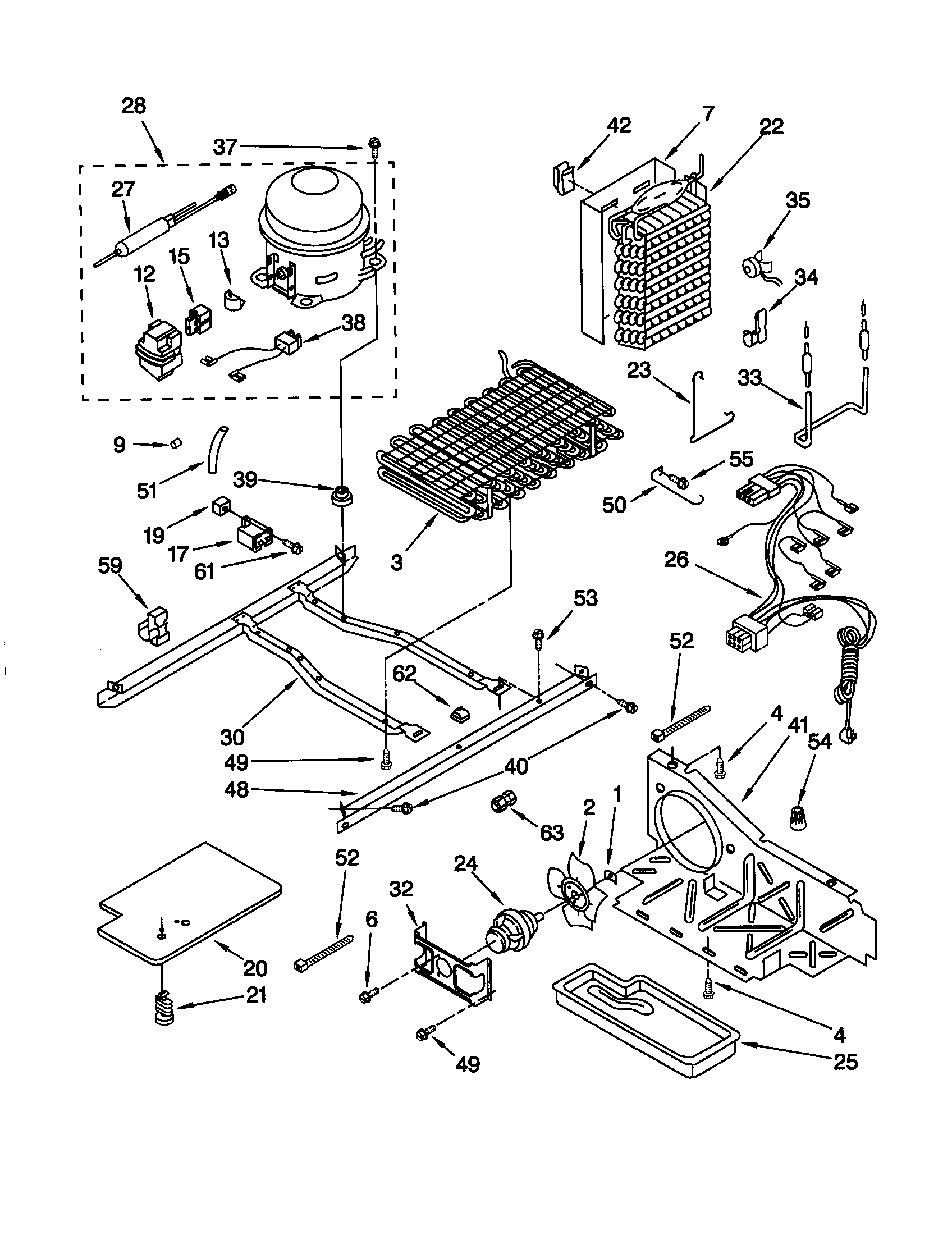 Kenmore 10659547990 unit diagram